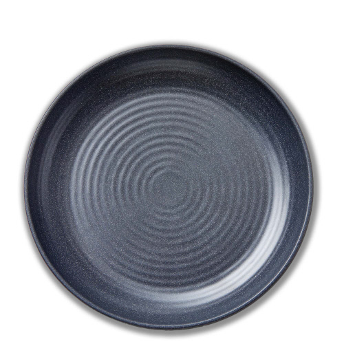 Picture of BROOKLYN MELAMINE SALAD PLATE CHARCOAL
