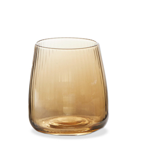 Picture of CHELSEA OPTIC STMLS WINE GLASS AMBER