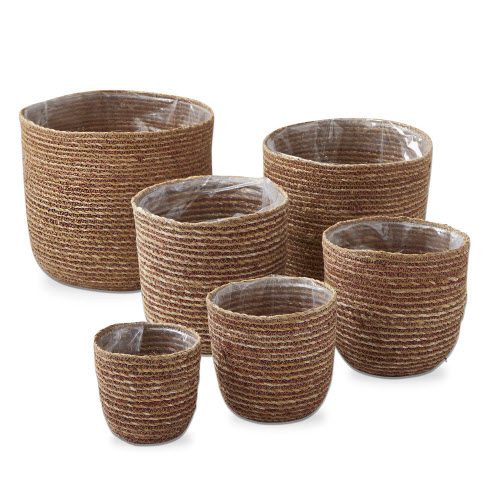 Picture of SEDONA WOVEN SEAGRASS PLANTER S/6