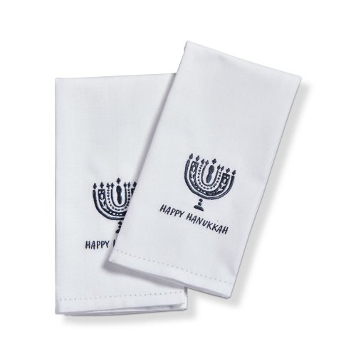Picture of HAPPY HANUKKAH GUEST TOWEL S/2
