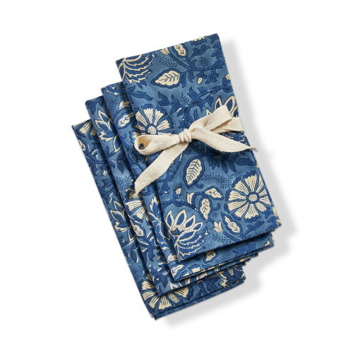 Picture of FLORAL BLOCK NAPKIN S/4