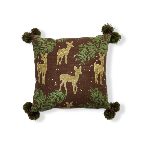 Picture of WILDE PINE DEER PILLOW