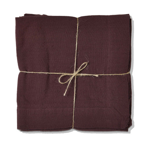 Picture of THREADS SLUB NAPKIN S/4 PLUM