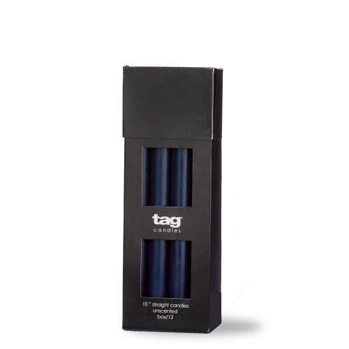 Picture of COLOR STUDIO 10" STRAIGHT CANDLE NAVY