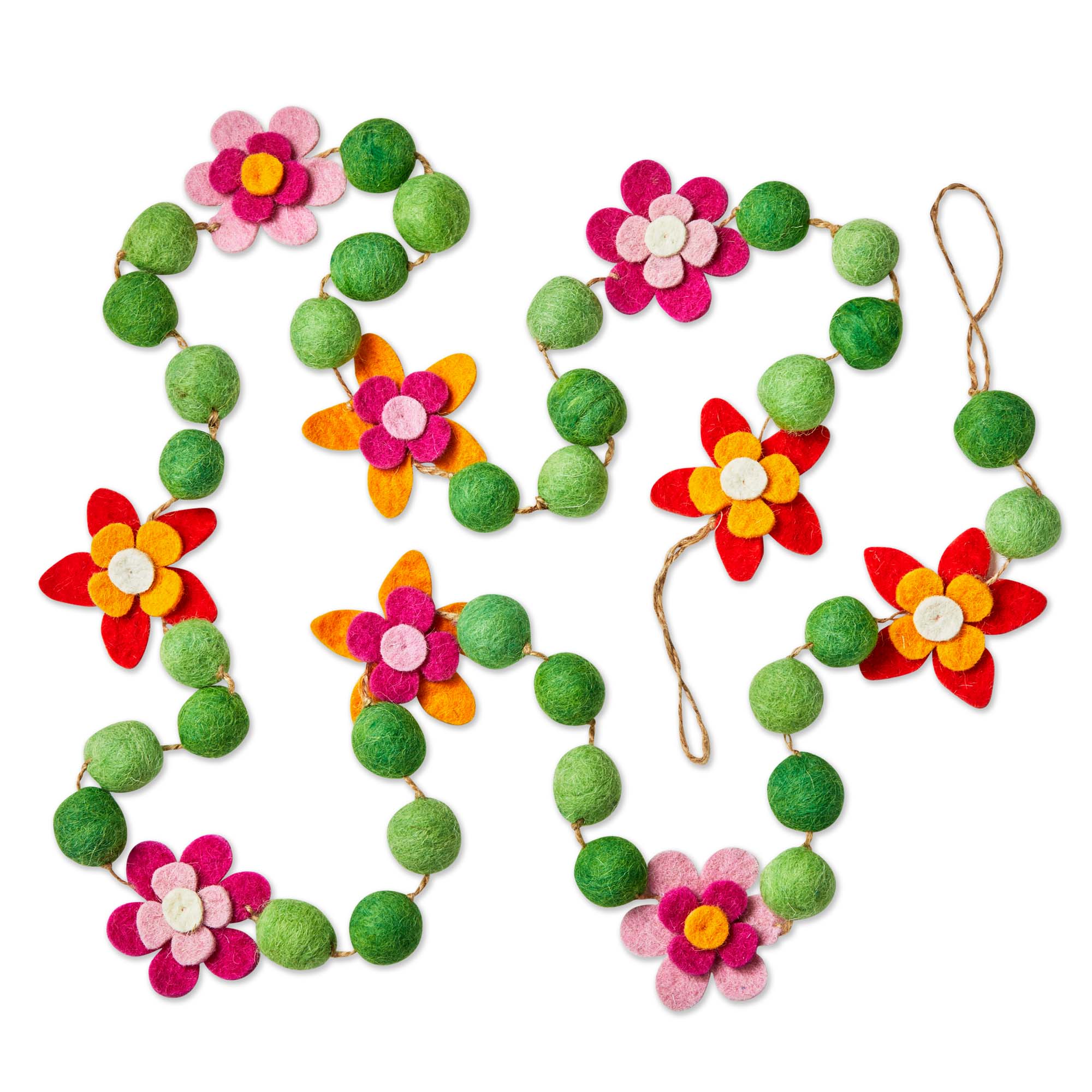 Picture of FLOWER WOOL FELT GARLAND