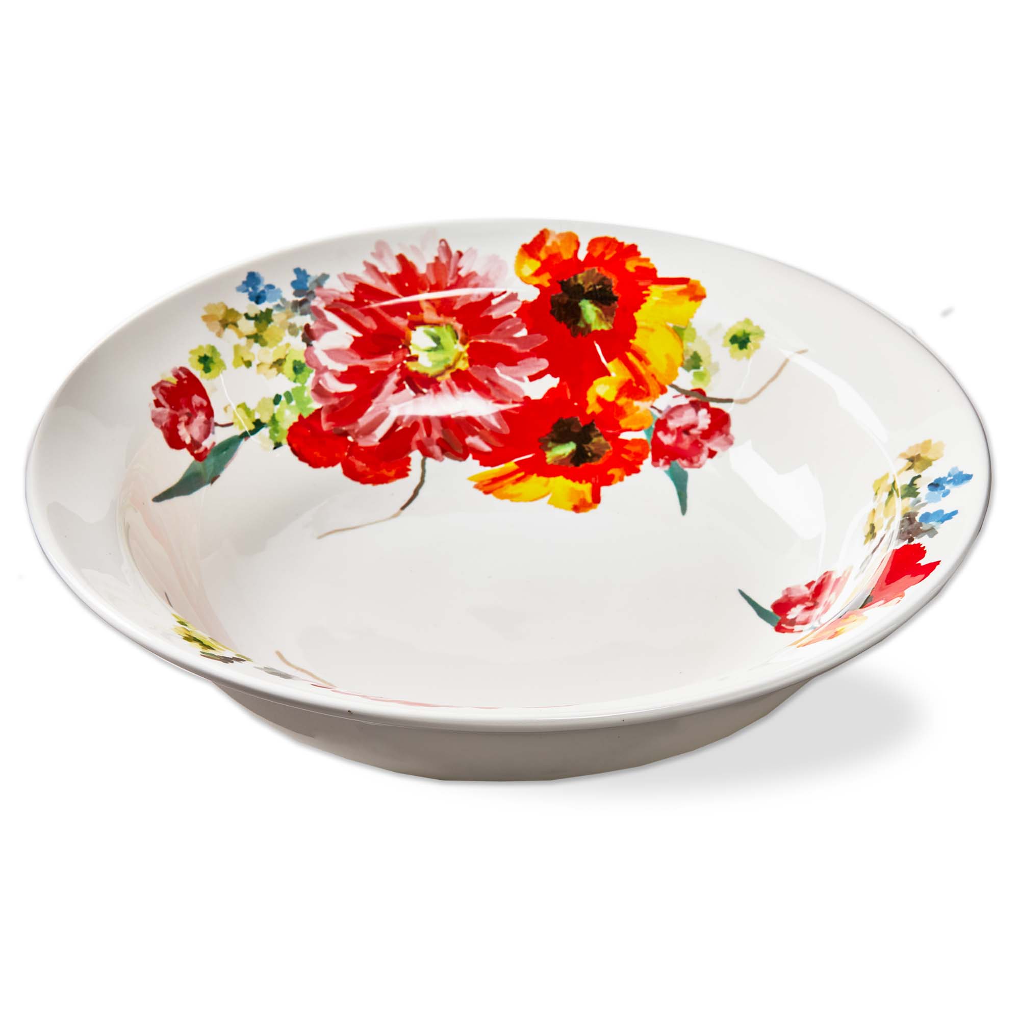 Picture of BLOOMING FLOWERS SERVING BOWL