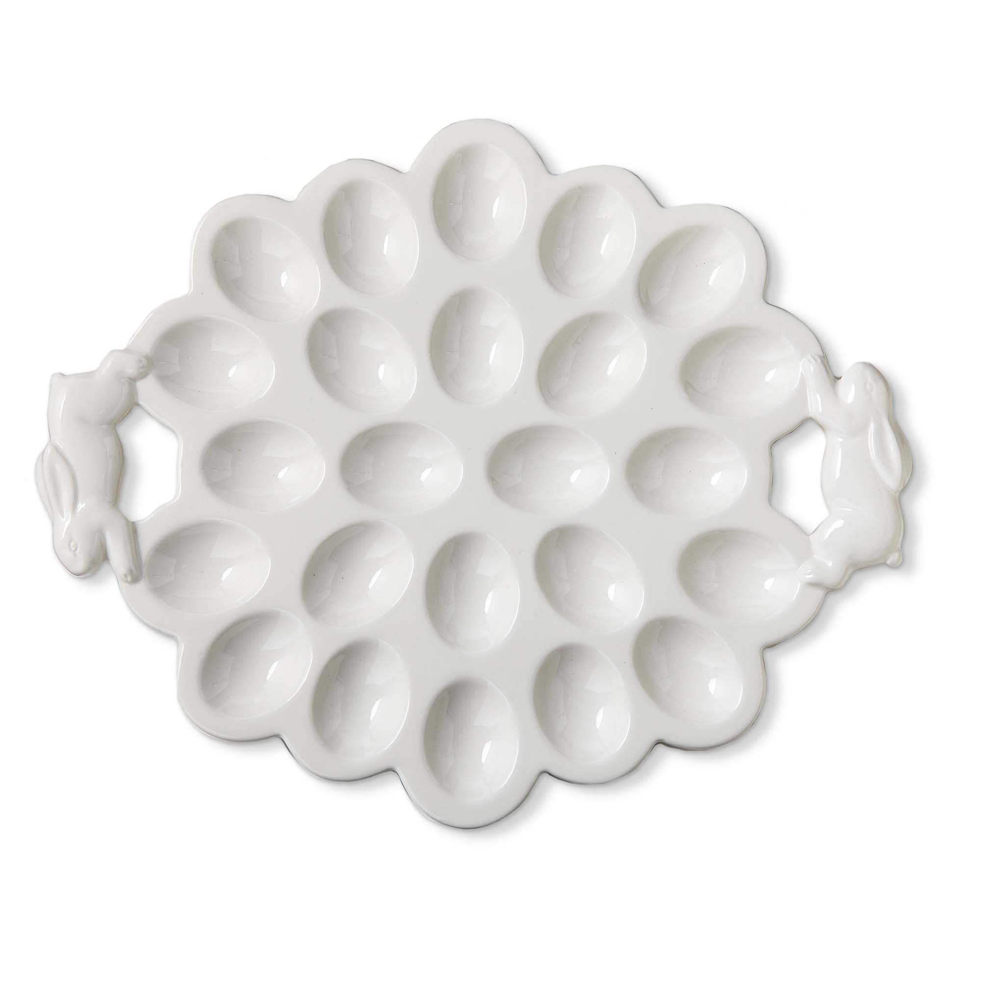 Picture of BINKY BUNNY HANDLE EGG PLATTER