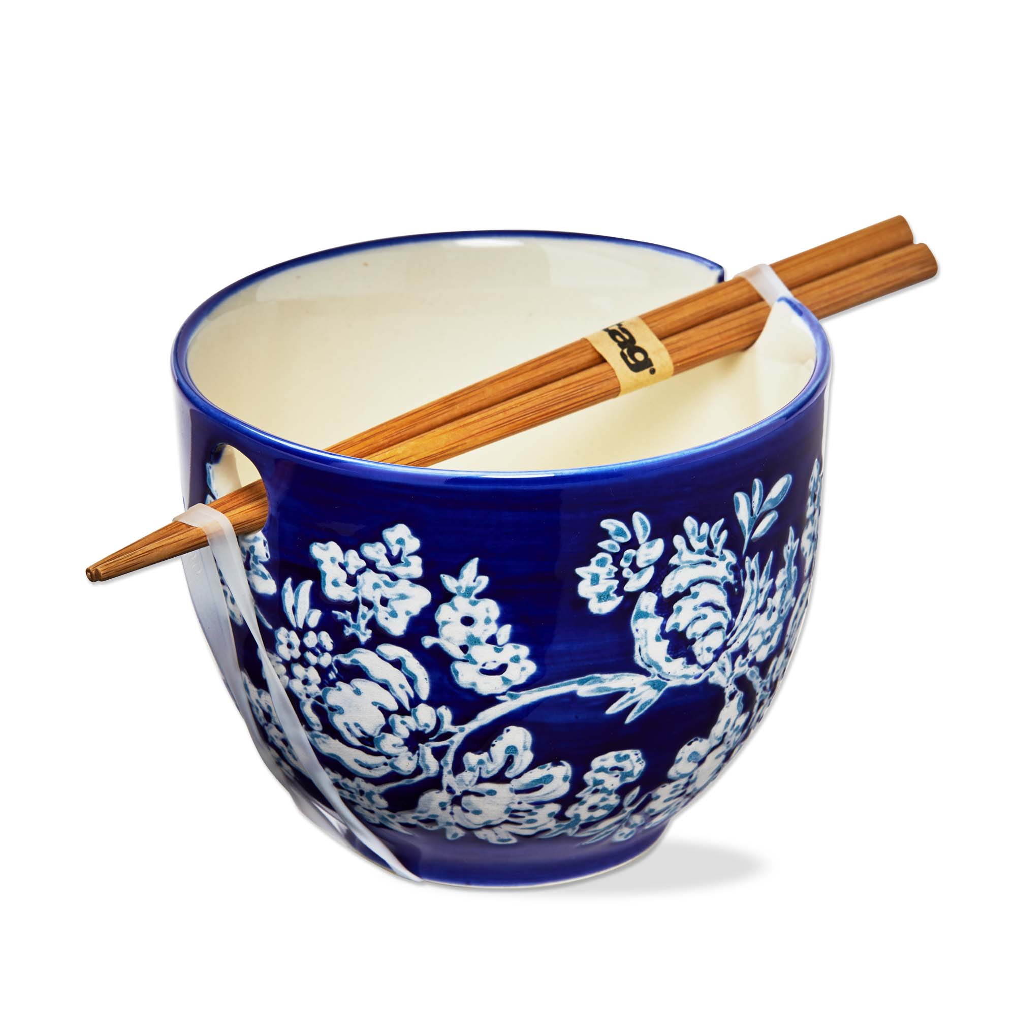 Picture of LISBON FLORAL NOODLE BOWL S/2