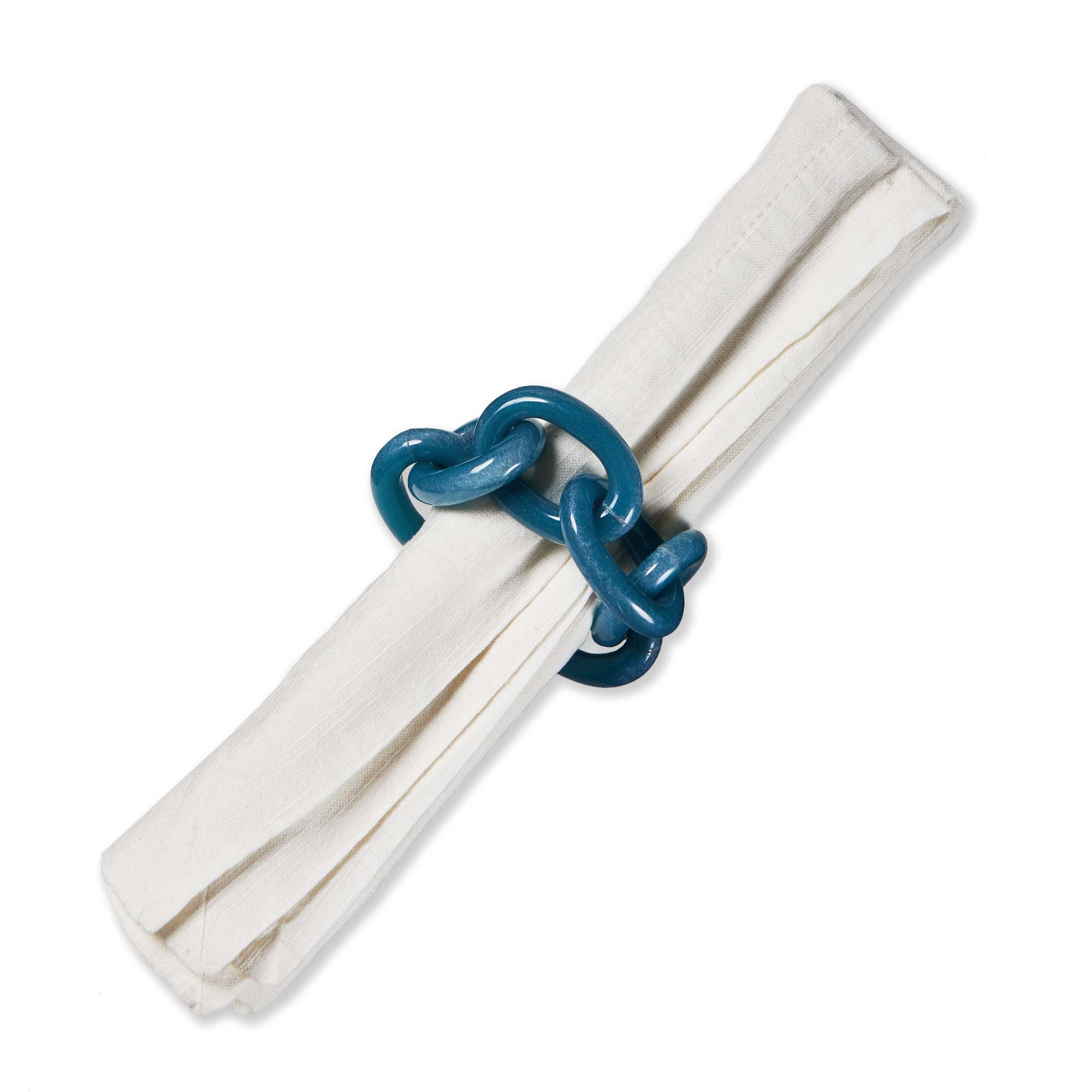 Picture of LINKS NAPKIN RING SLATE BLUE