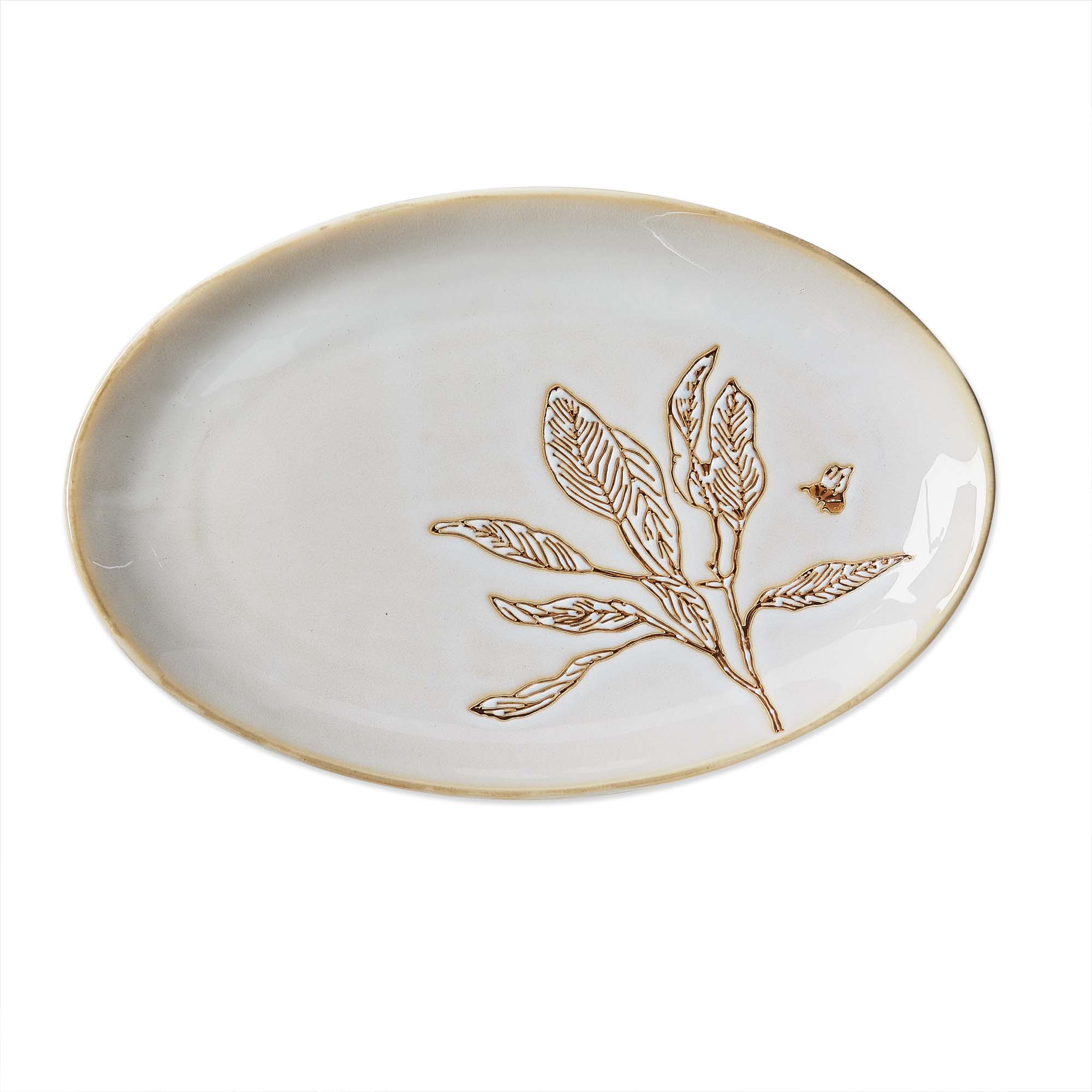 Picture of LAVENDER & HONEY OVAL PLATTER LARGE