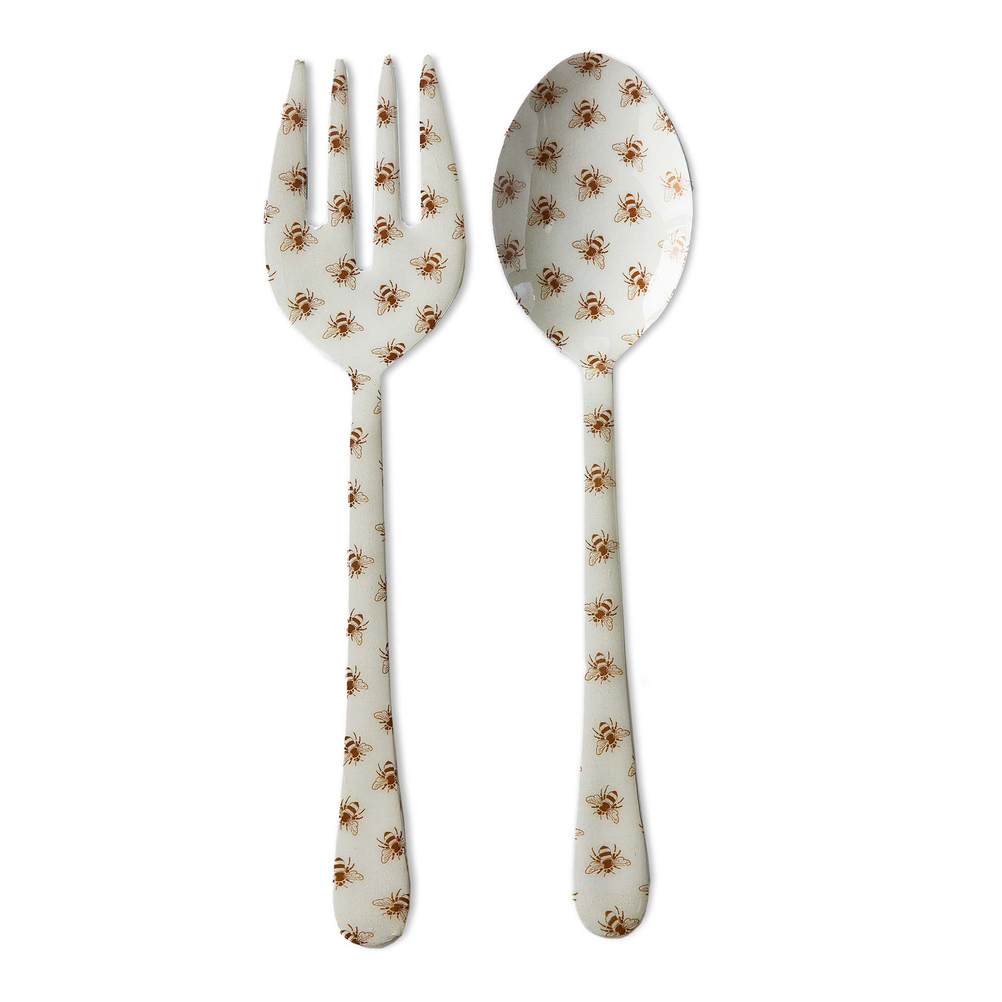 Picture of BEE ENAMEL SERVING UTENSIL S/2