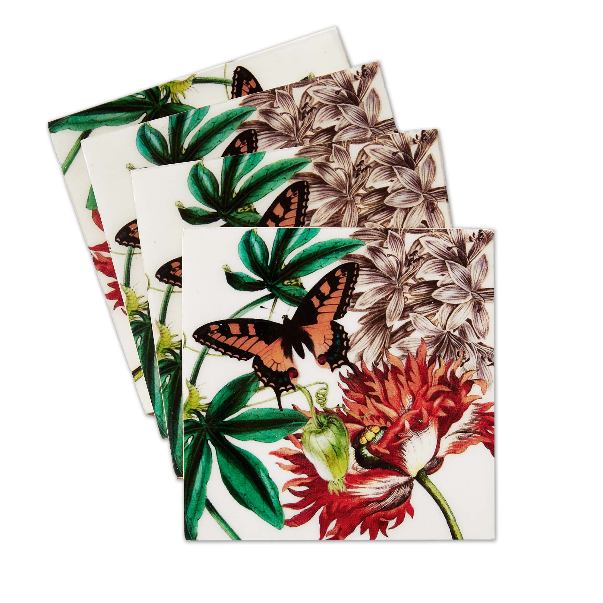 Picture of IN THE GARDEN BOTANICAL COASTER S/4