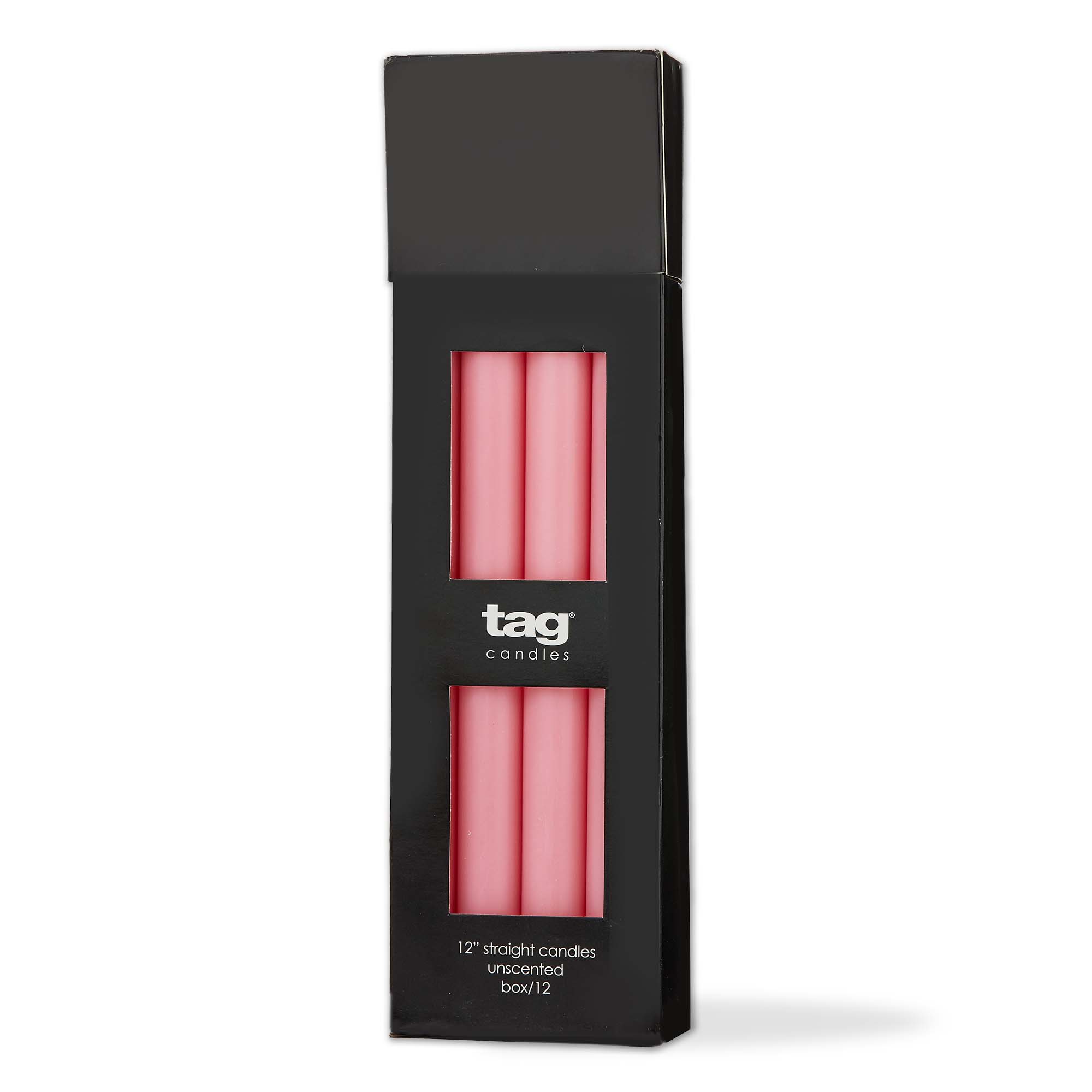 Picture of COLOR STUDIO 12" STRAIGHT CANDLE PINK