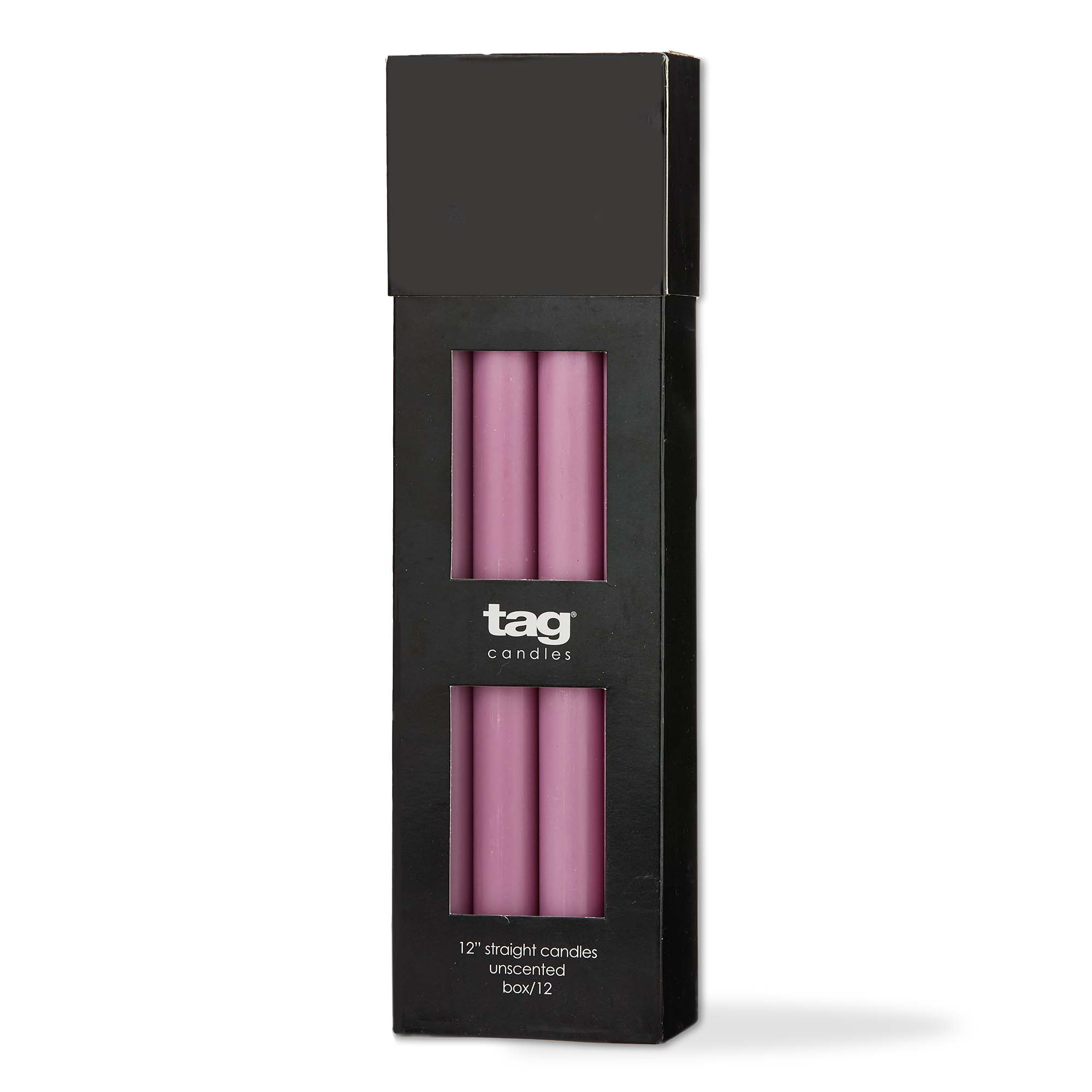Picture of COLOR STUDIO 12" STRAIGHT CANDLE LILAC