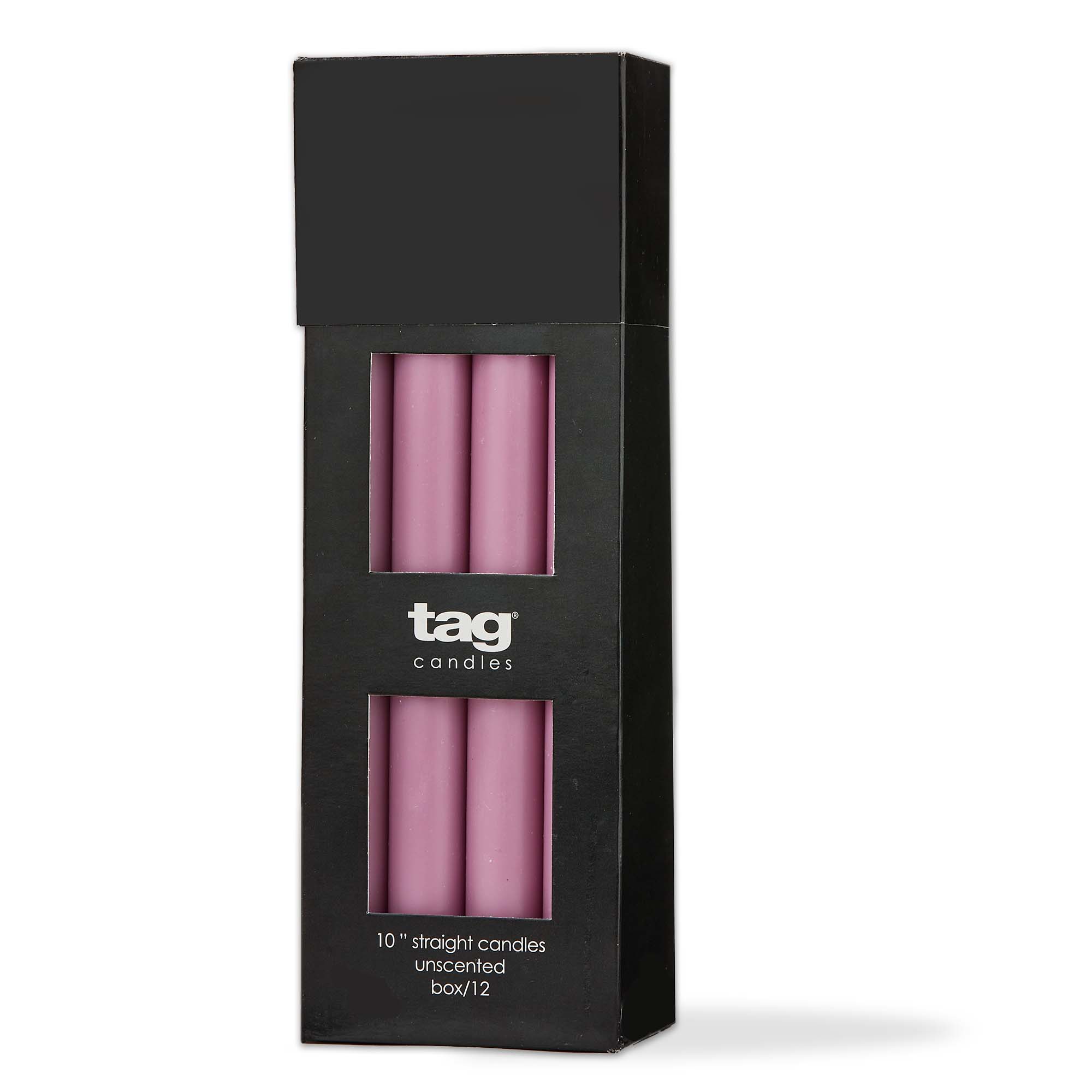 Picture of COLOR STUDIO 10" STRAIGHT CANDLE LILAC