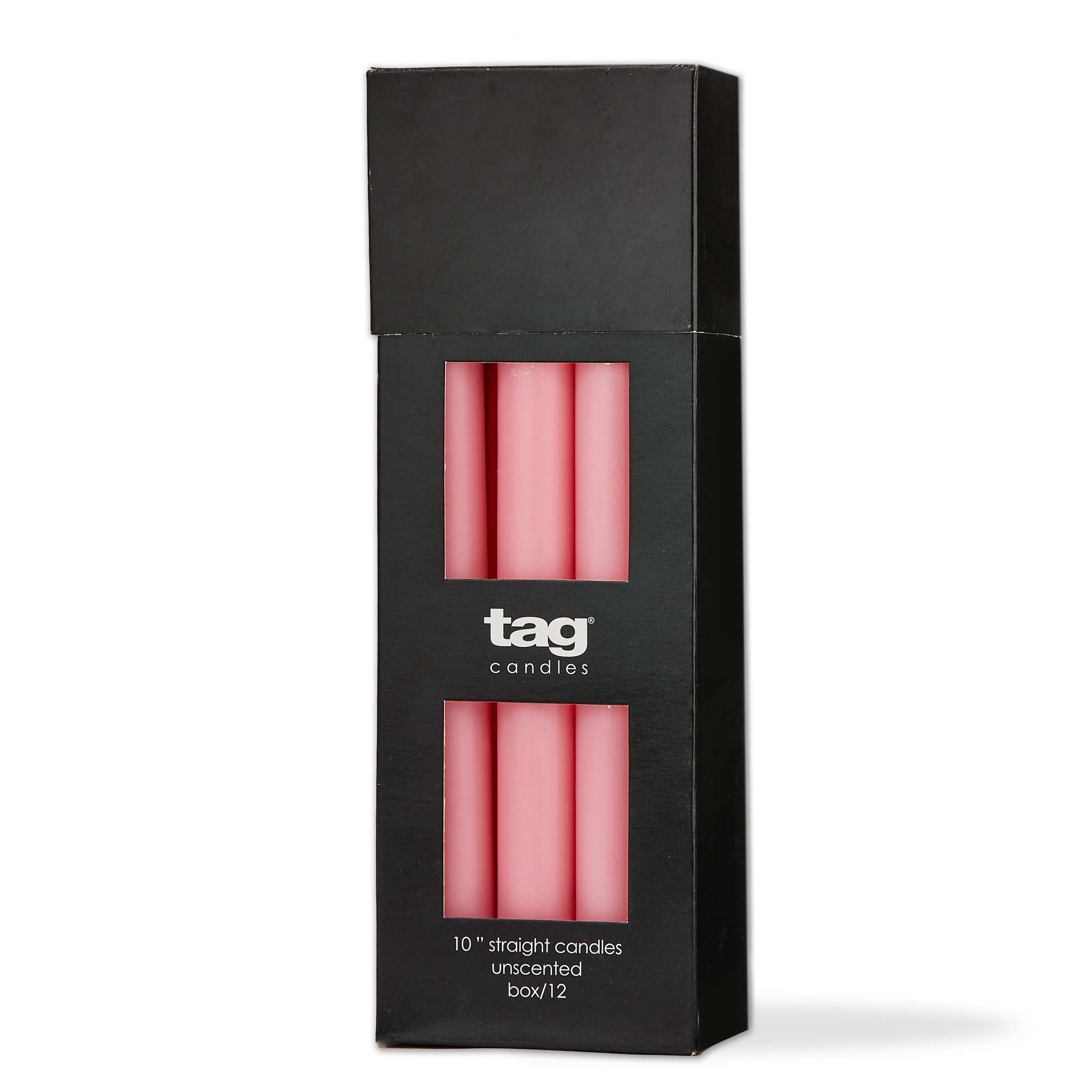 Picture of COLOR STUDIO 10" STRAIGHT CANDLE PINK