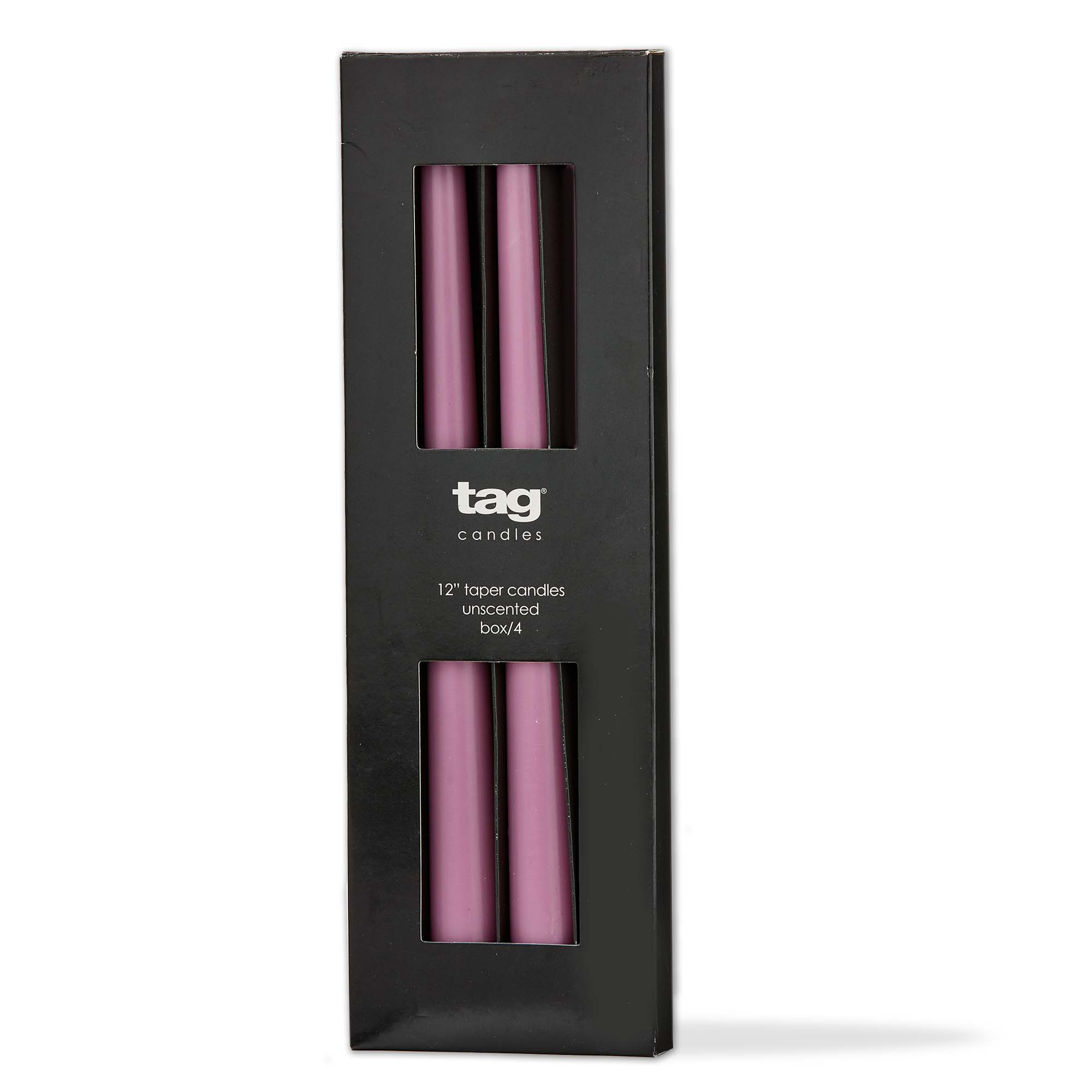 Picture of COLOR STUDIO 12" TAPER CANDLE S/4 LILAC