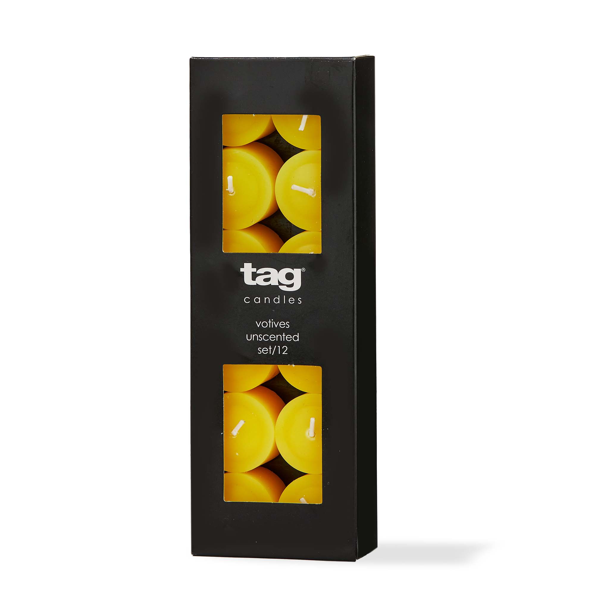 Picture of COLOR STUDIO VOTIVE CANDLES S/12 YELLOW