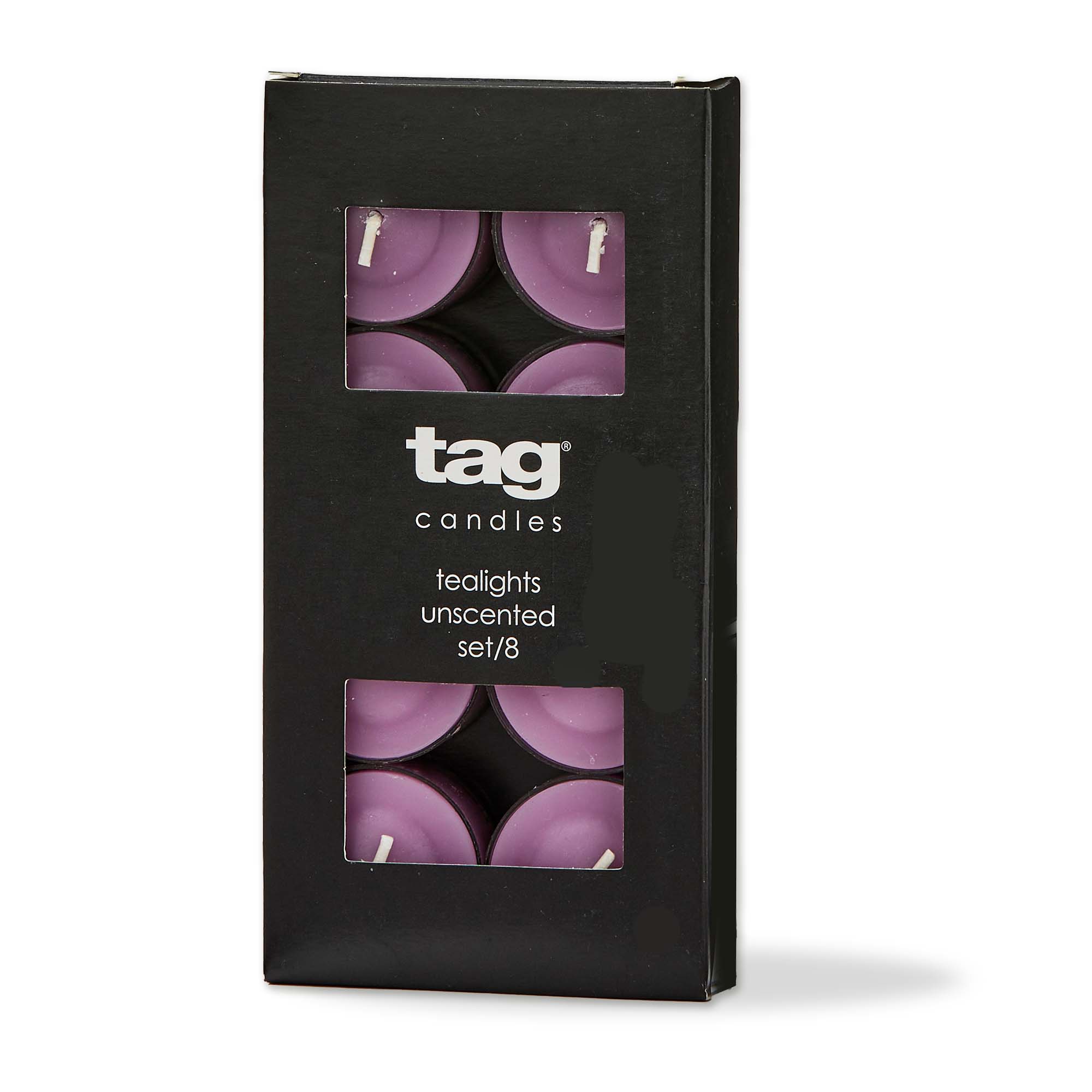 Picture of COLOR STUDIO TEALIGHT CANDLES S/8 LILAC