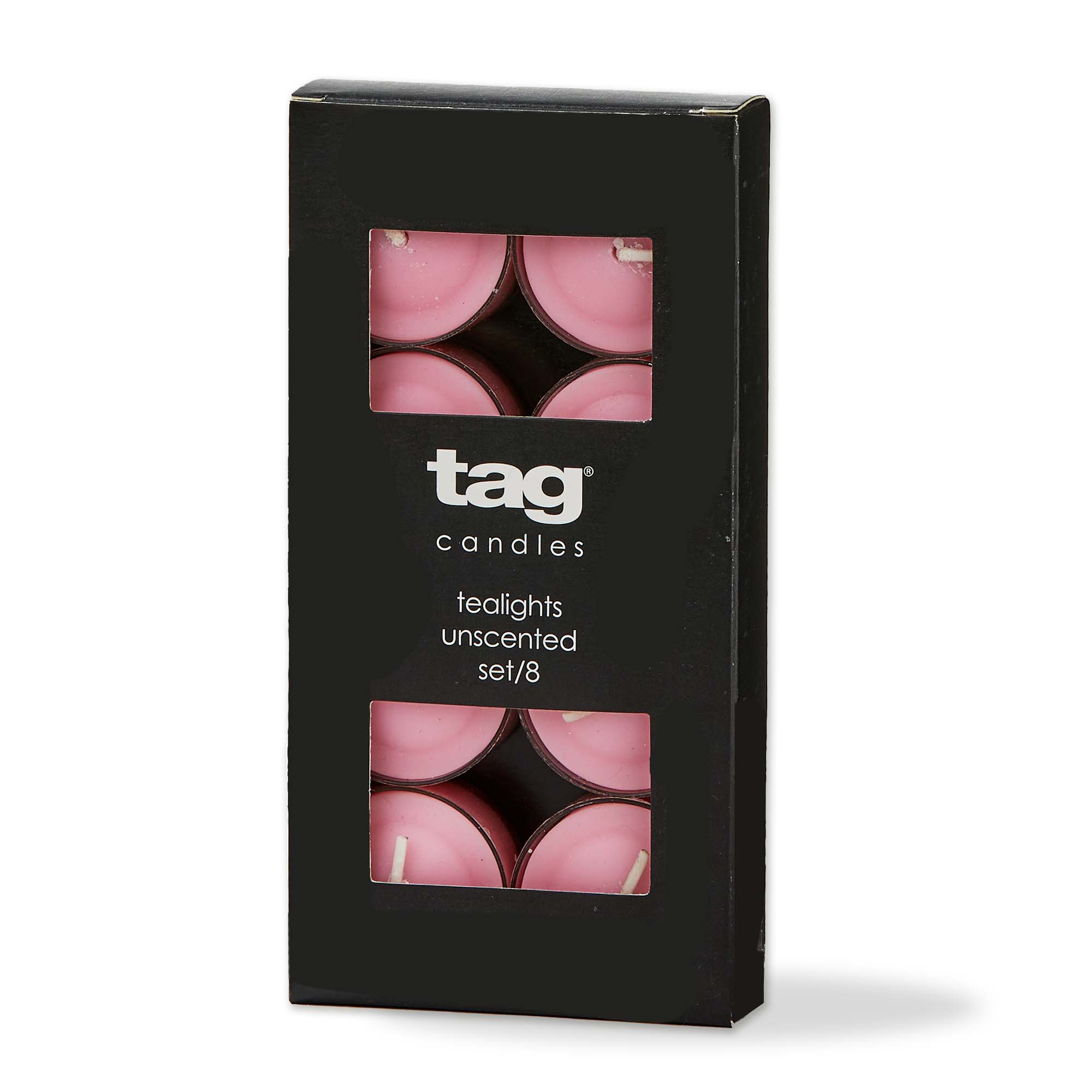 Picture of COLOR STUDIO TEALIGHT CANDLES S/8 PINK