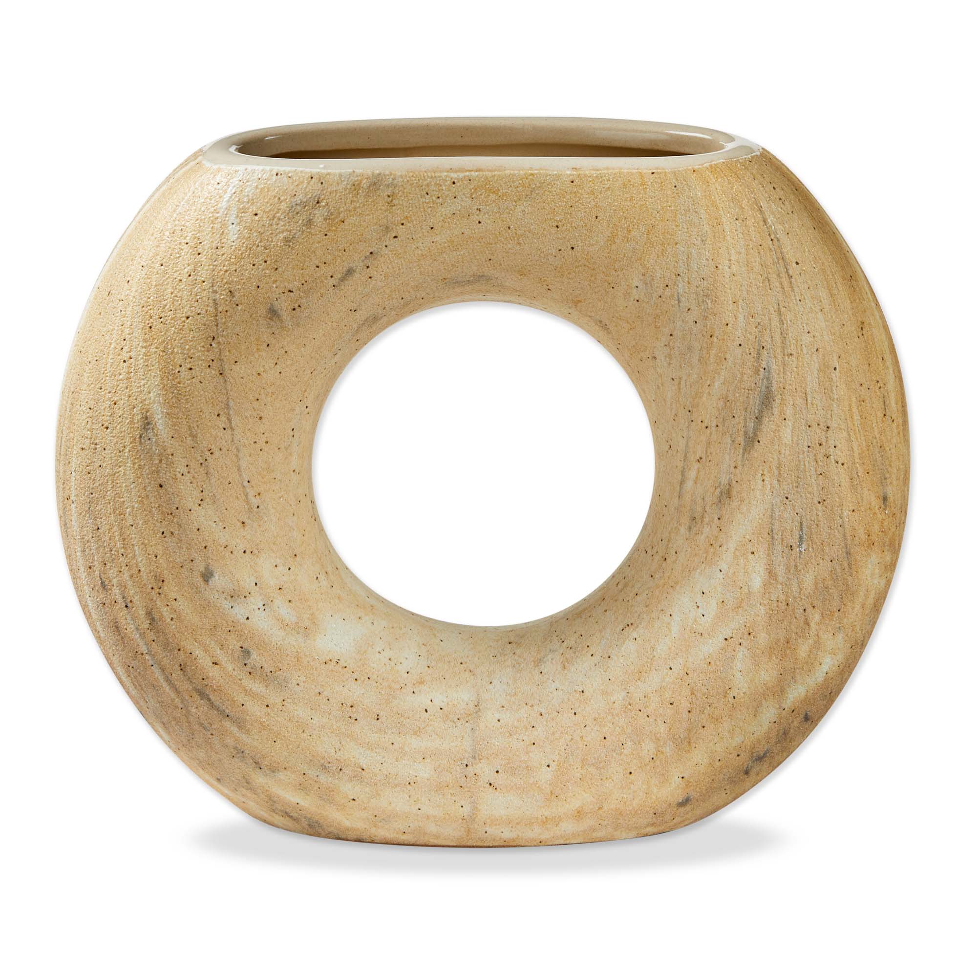 Picture of MARBLEIZED CIRCLE VASE