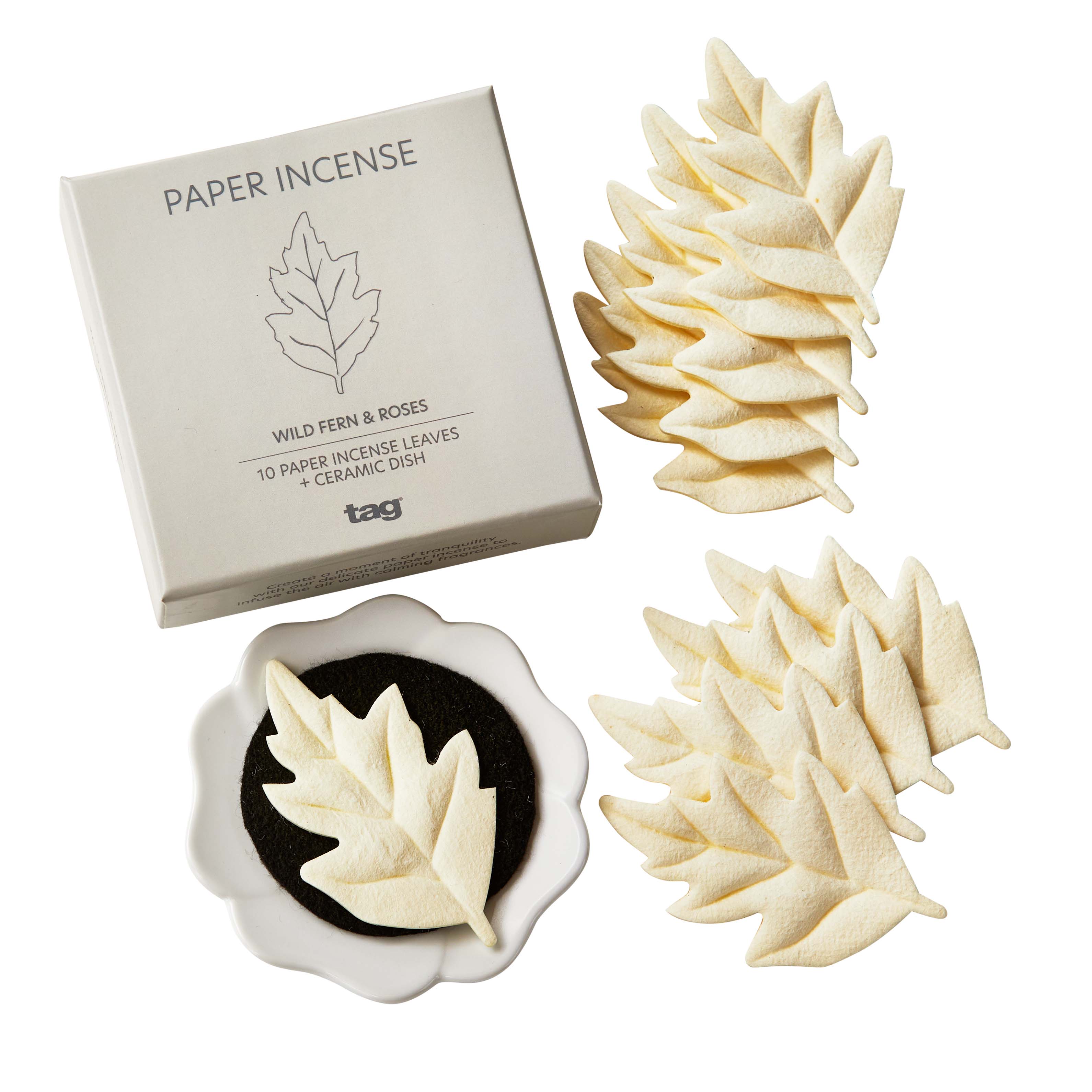 Picture of WILD FERN & ROSES PAPER INCENSE S/10