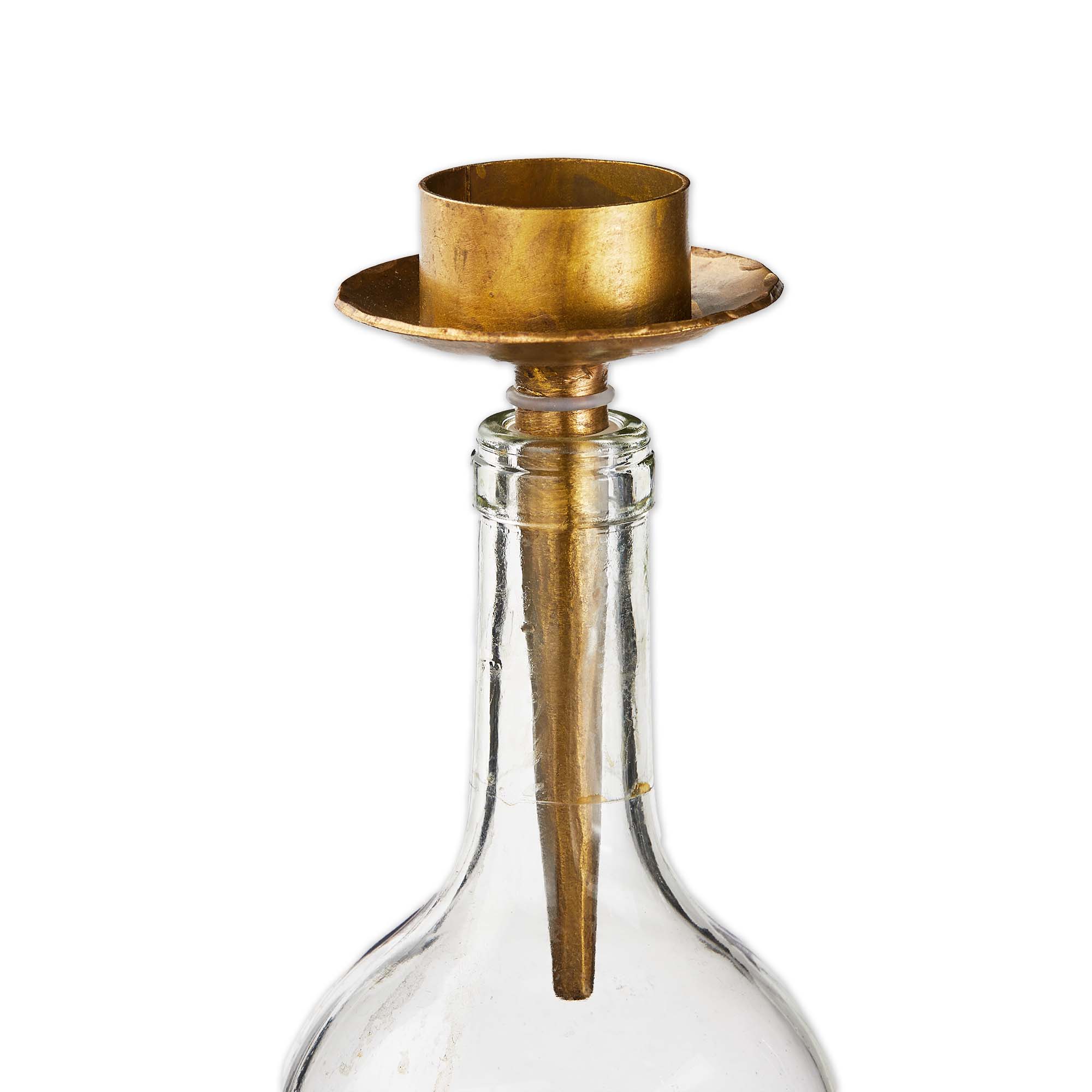 Picture of BOTTLE STOPPER TEALT HLDR ANTIQUE BRASS