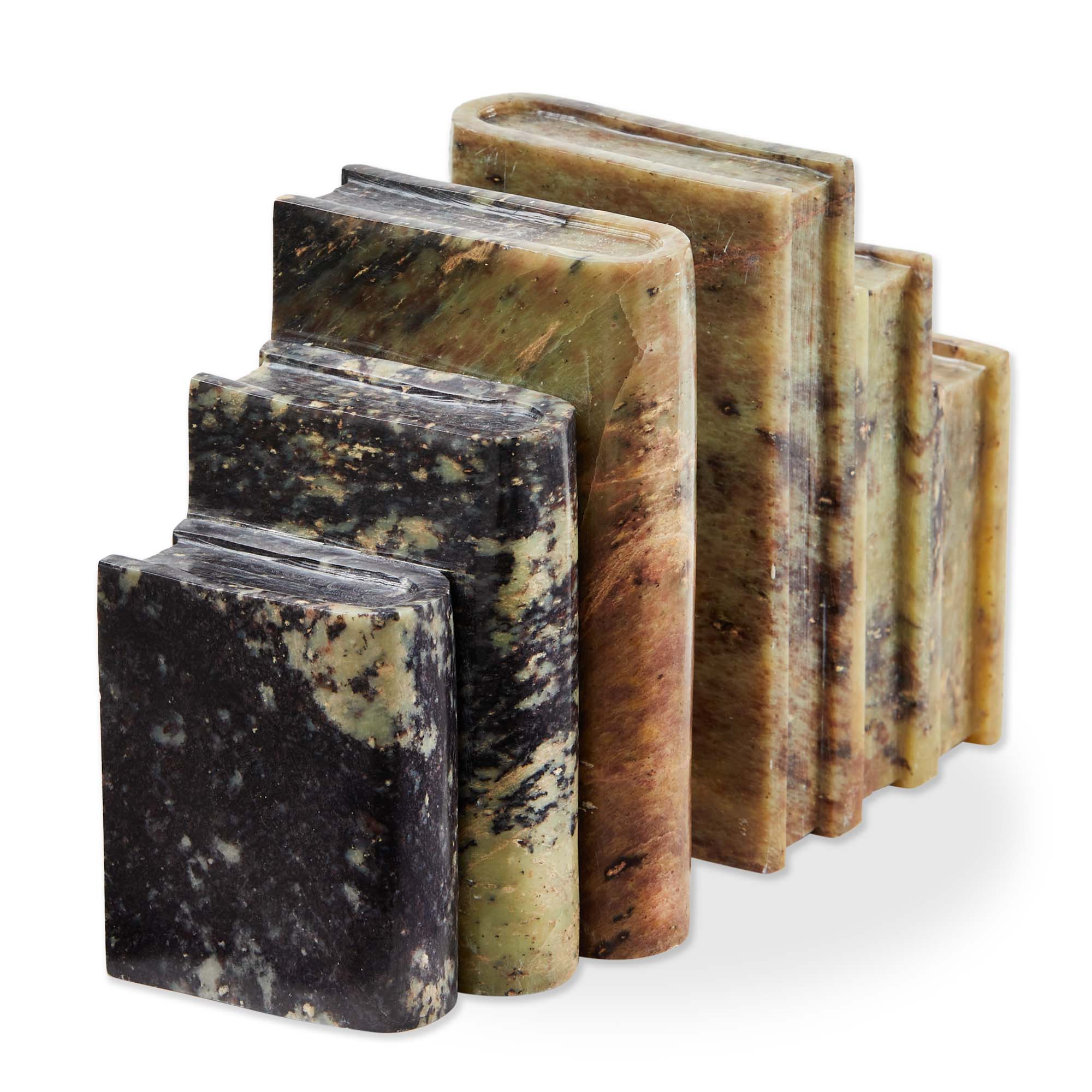 Picture of STACKED BOOKS SOAP STONE SCULPTURE