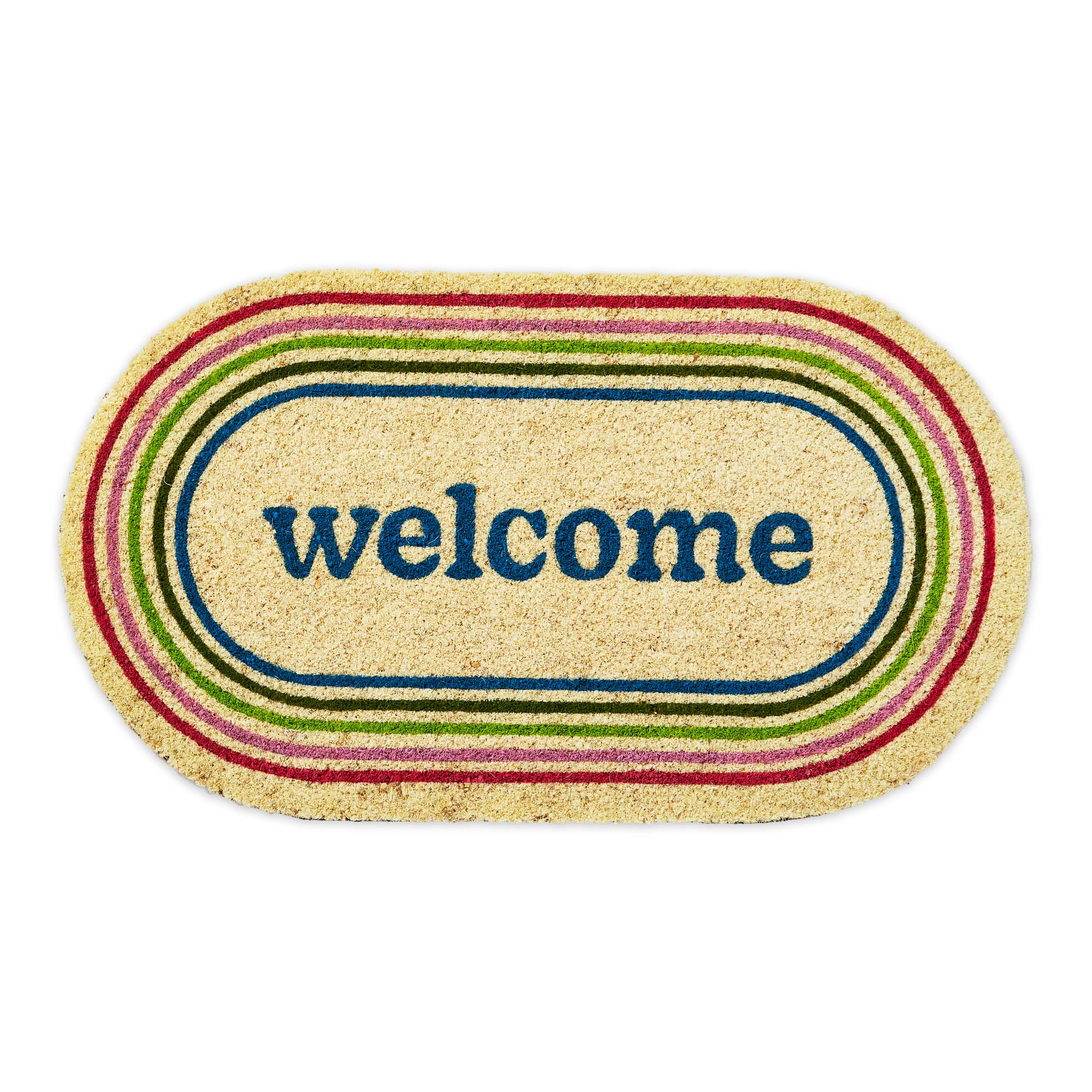 Picture of WELCOME SHAPED PVC COIR MAT
