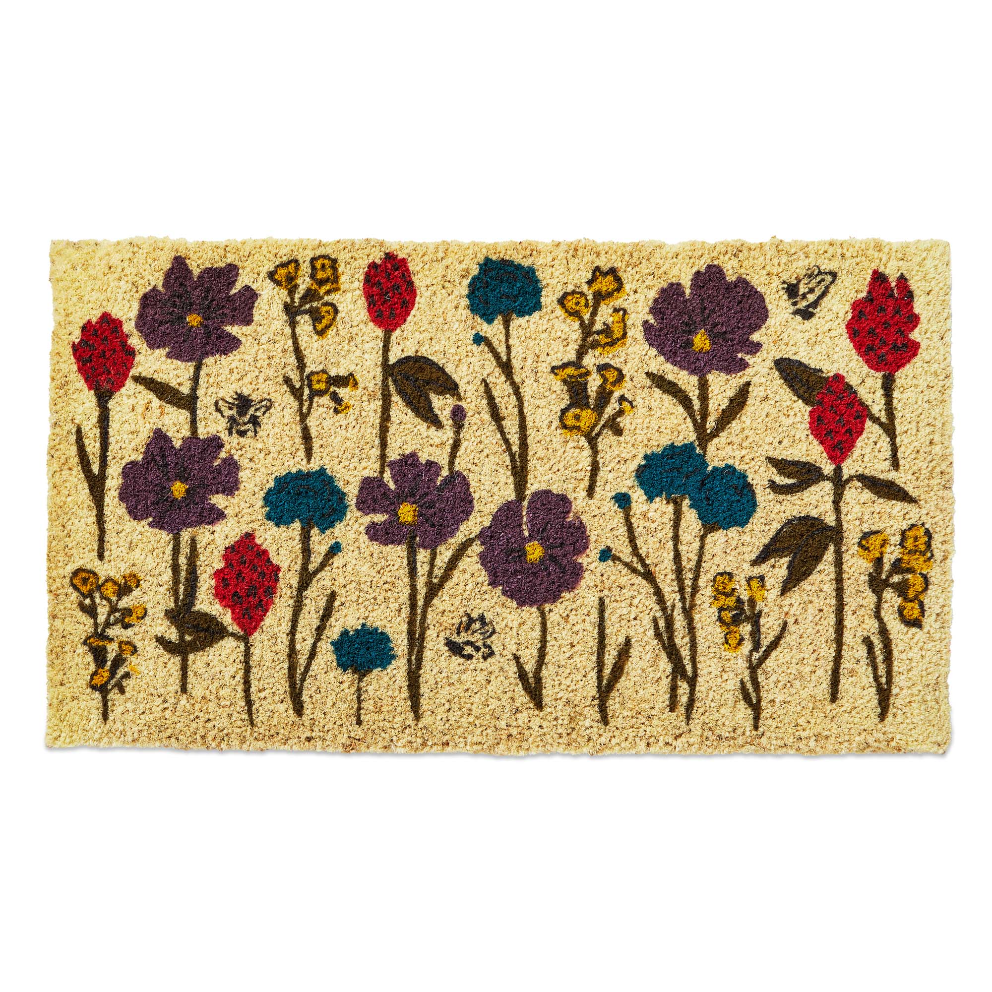 Picture of BEE FLOWERS COIR MAT