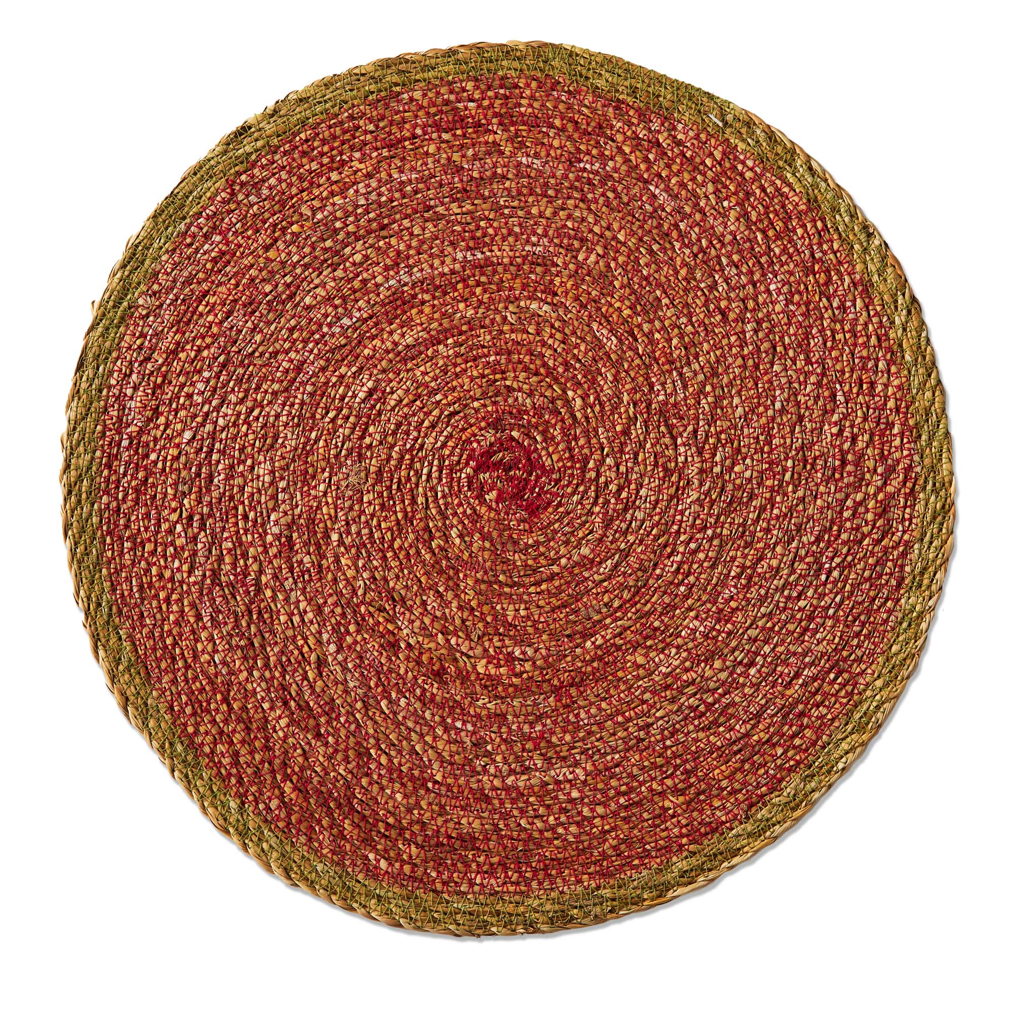 Picture of OVERSTITCH SEAGRASS PLACEMAT RED