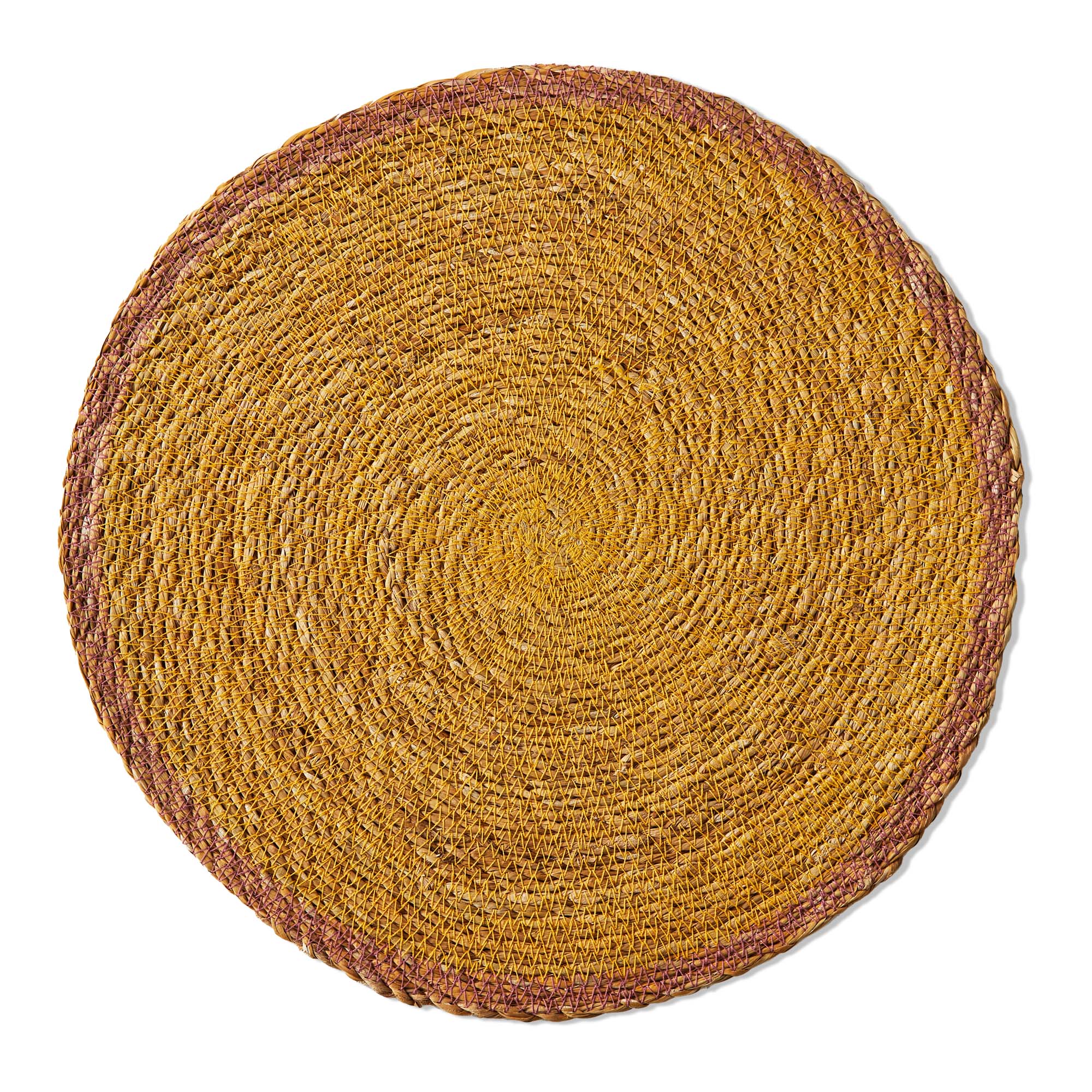 Picture of OVERSTITCH SEAGRASS PLACEMAT MUSTARD