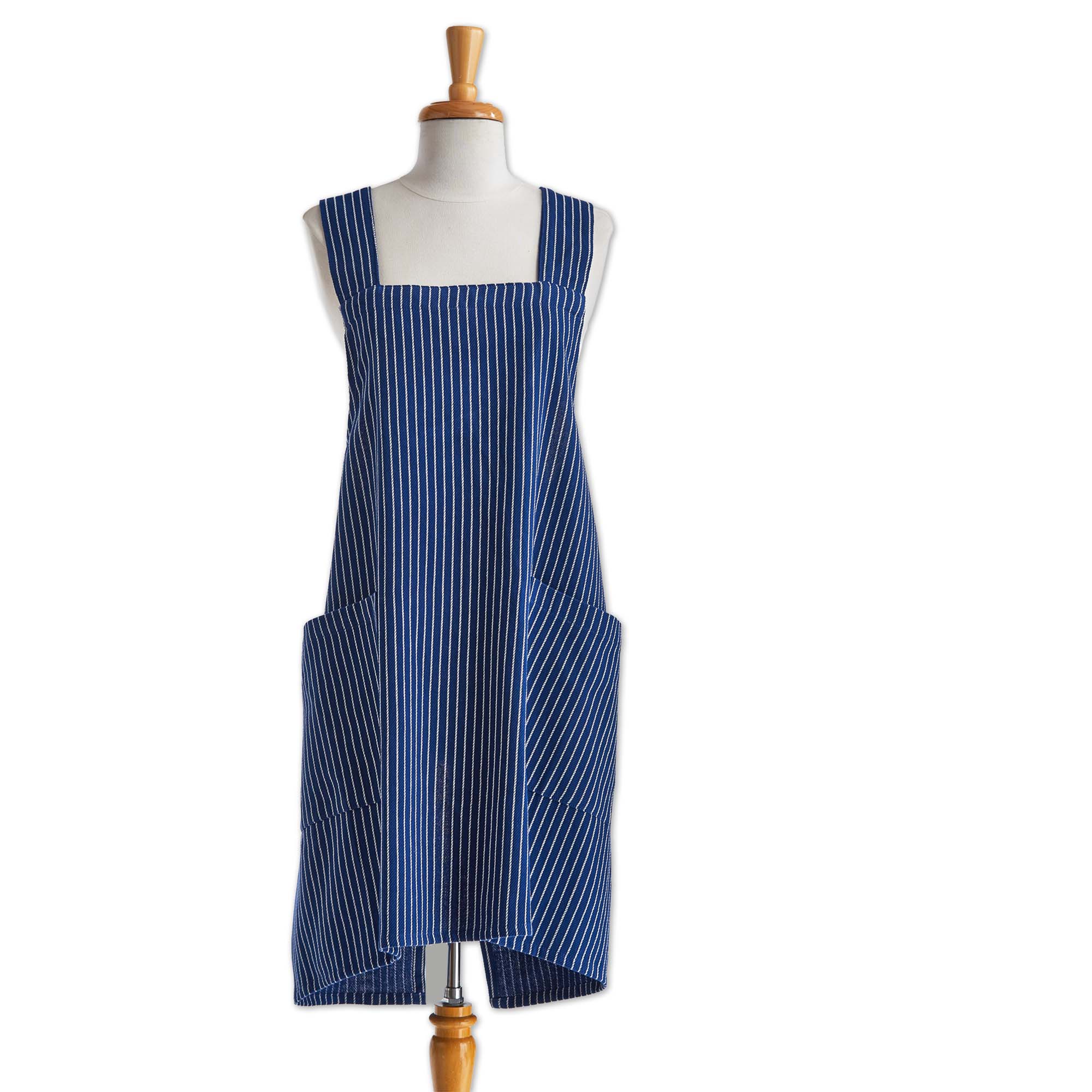 Picture of PINSTRIPE PINAFORE APRON