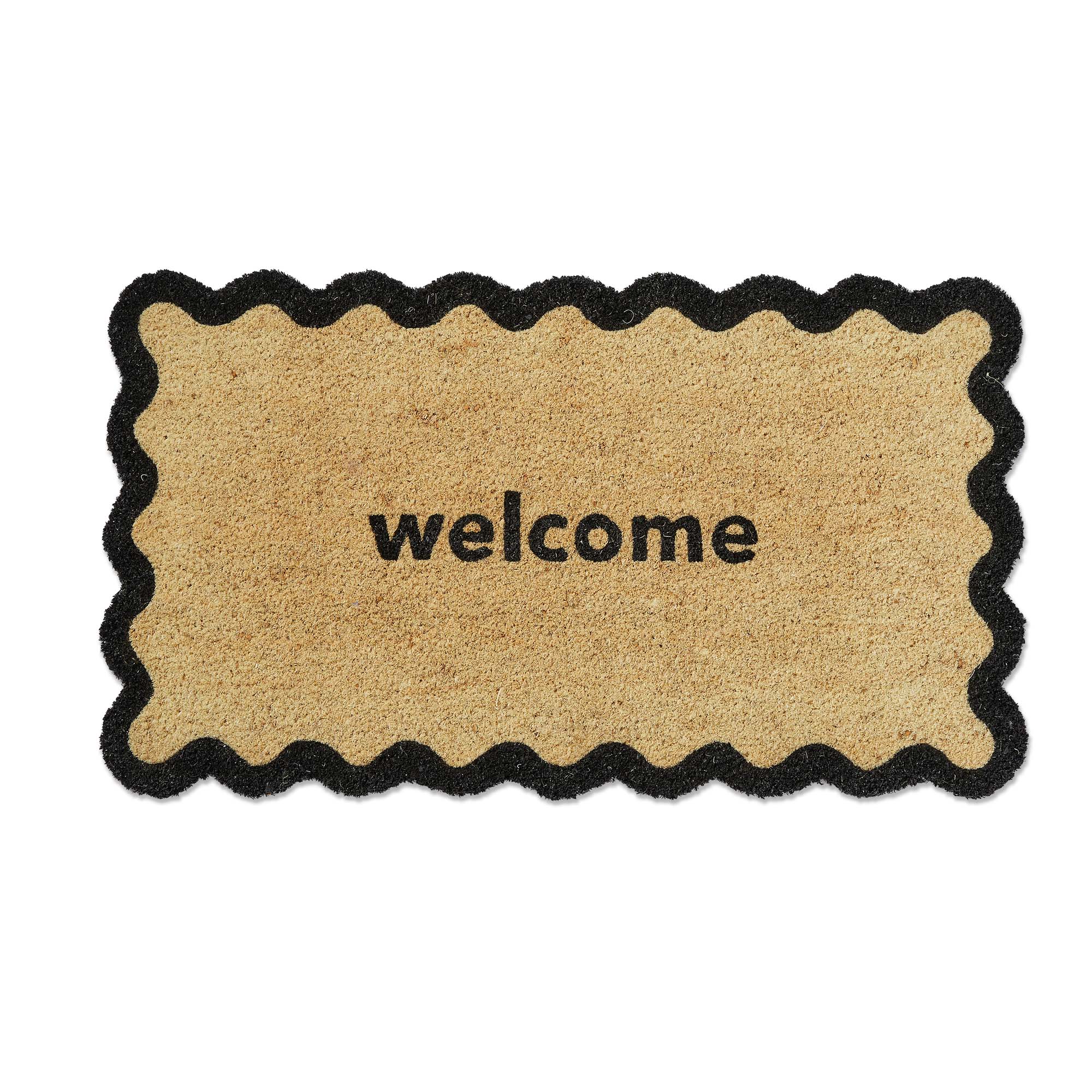 Picture of WELCOME SCALLOP SHAPED PVC COIR MAT
