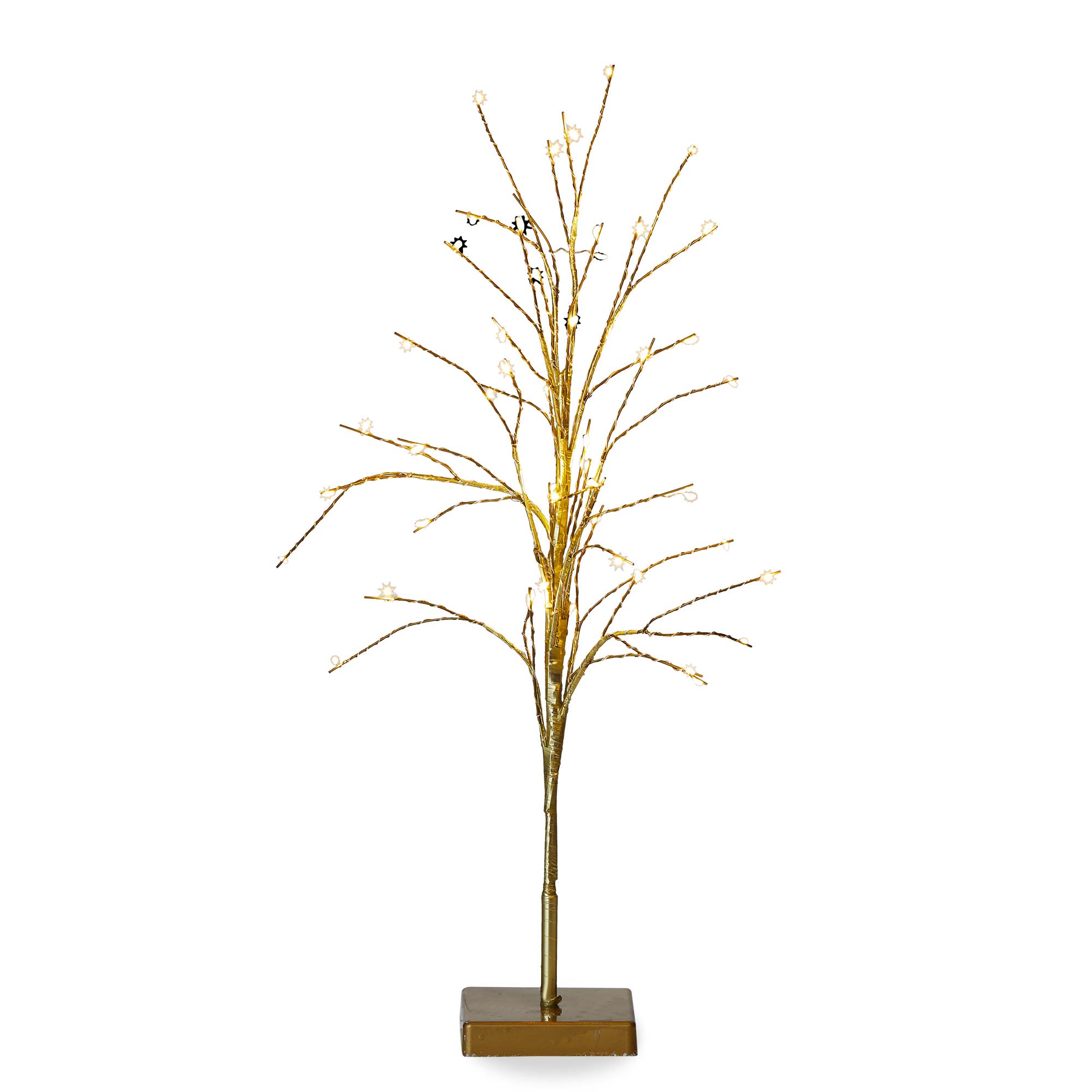 Picture of GLINT LED TREE TALL GOLD