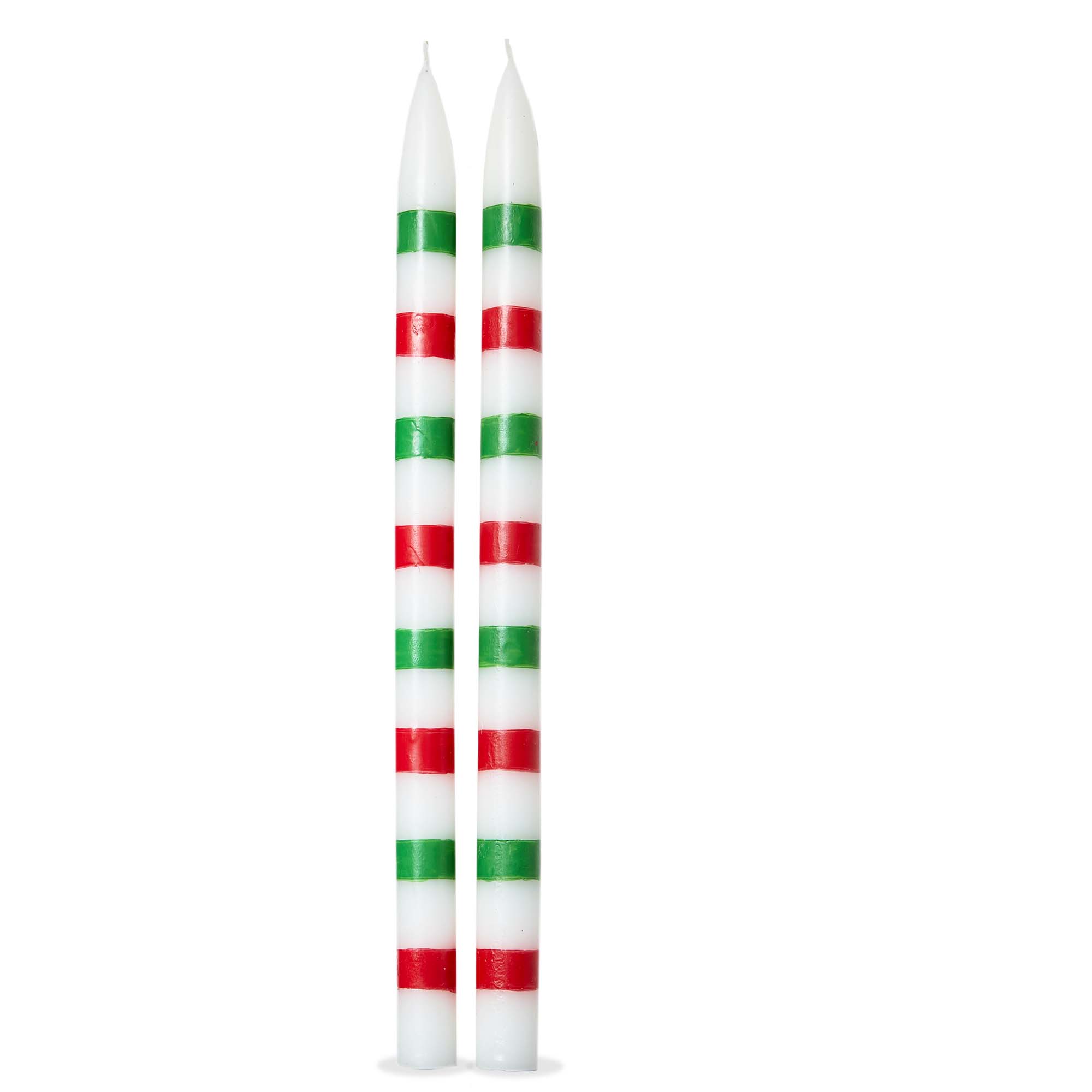 Picture of CHRISTMAS STRIPES TAPER S/2