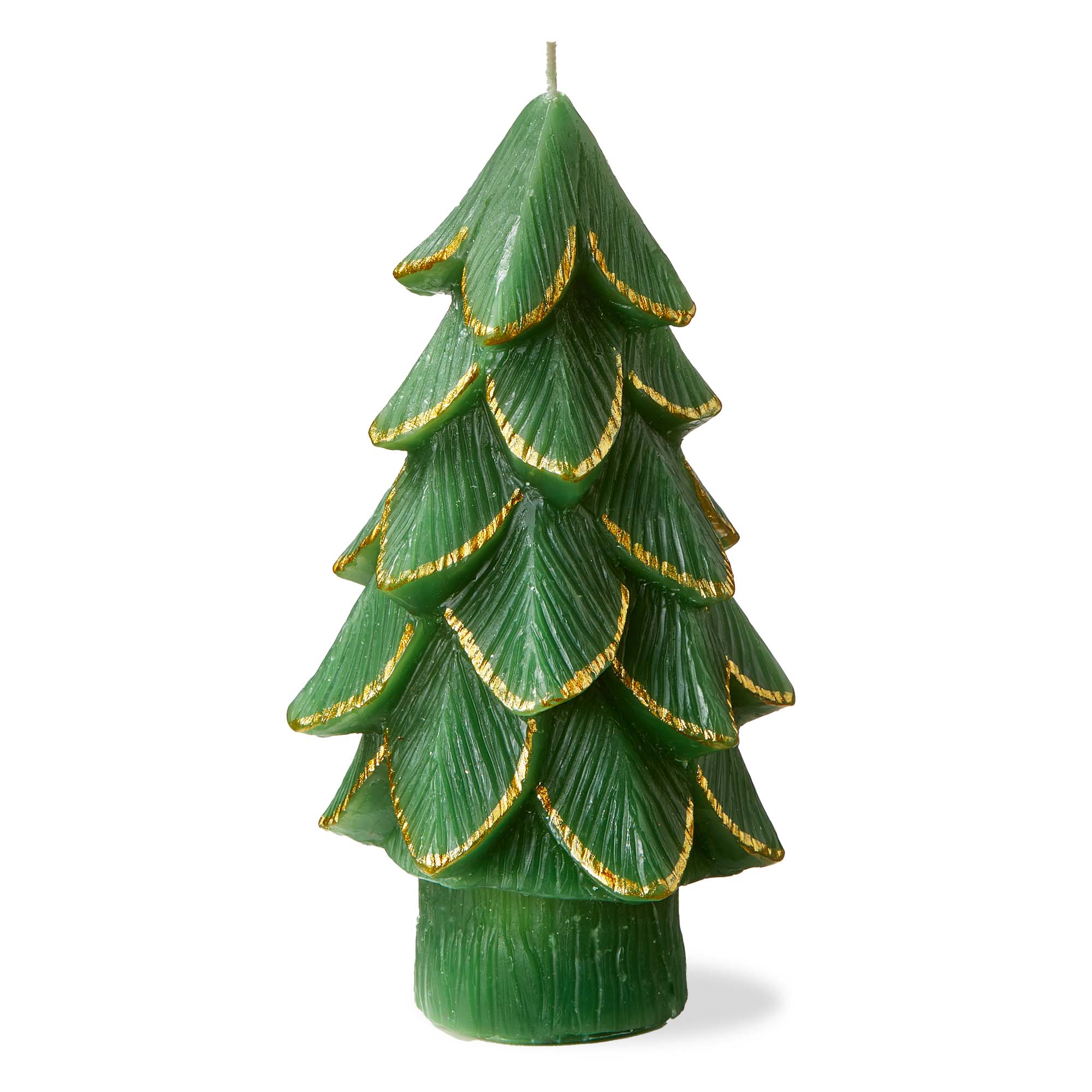 Picture of GILDED PINE TREE CANDLE MD GREEN