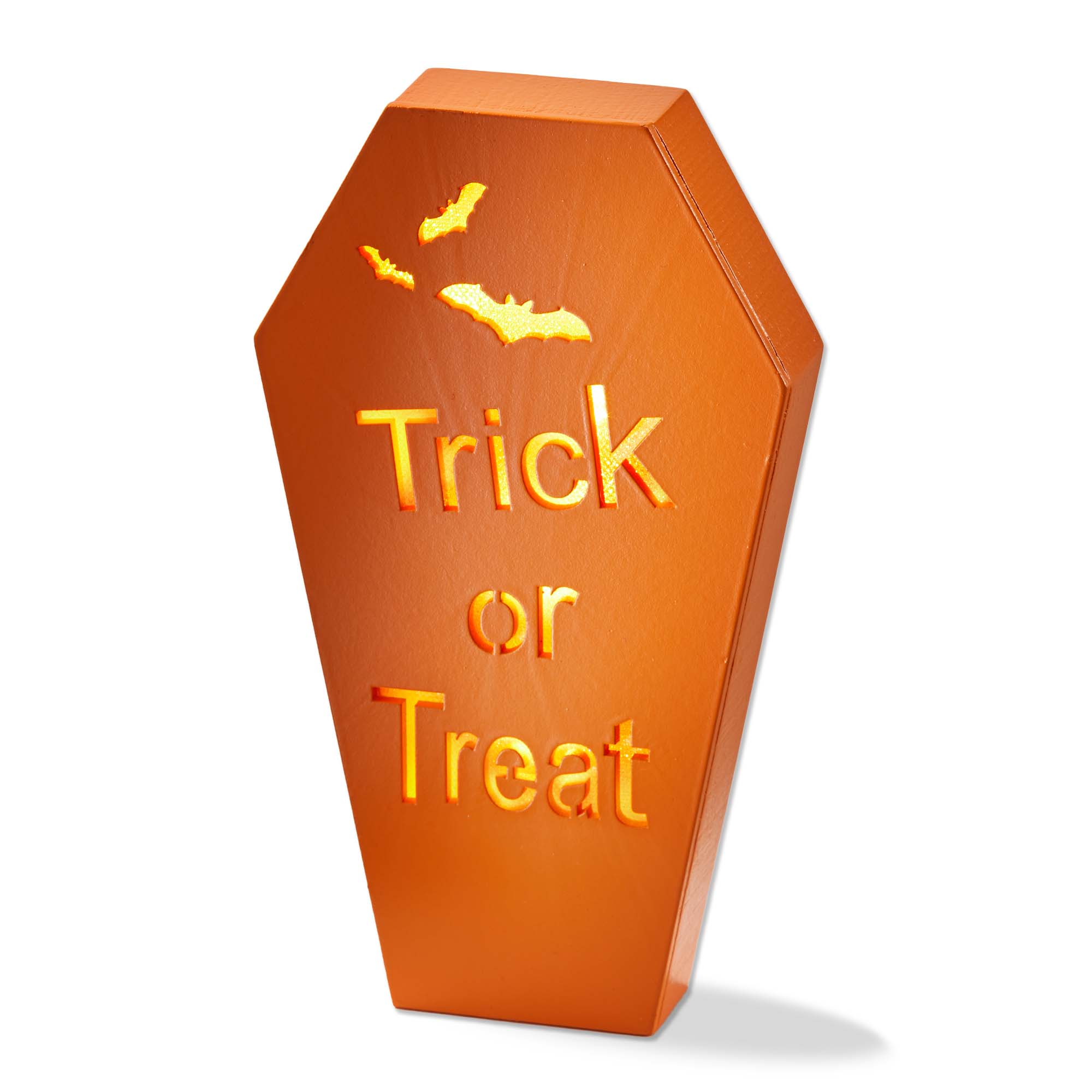 Picture of TRICK OR TREAT COFFIN LED DECOR