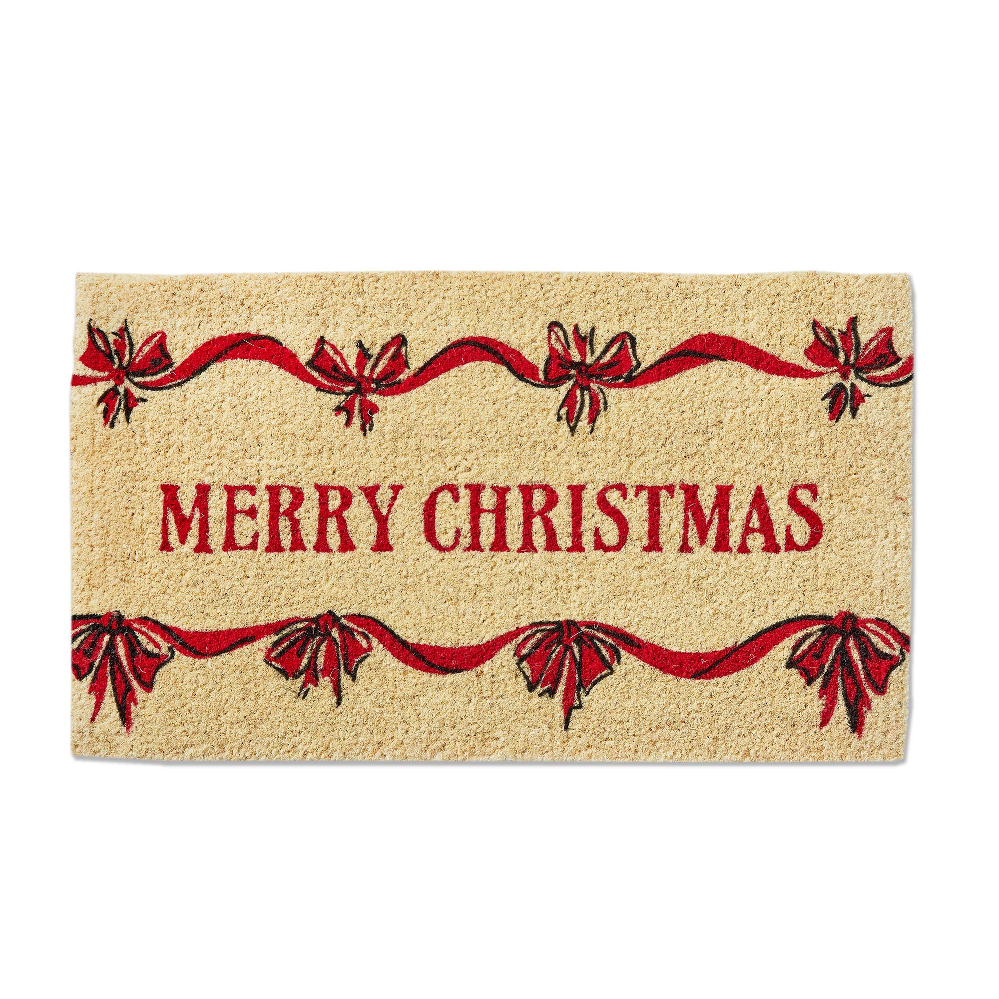 Picture of MERRY CHRISTMAS BOWS COIR MAT