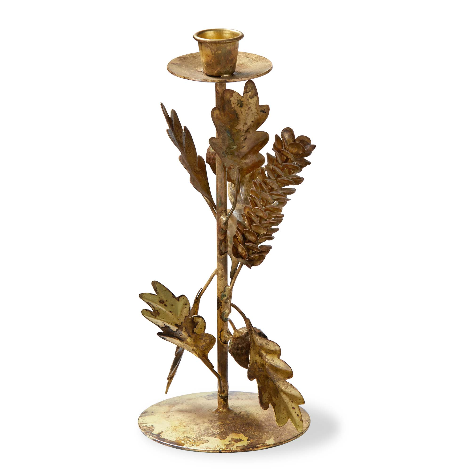 Picture of OAK LEAF & ACORN TAPER HOLDER LARGE