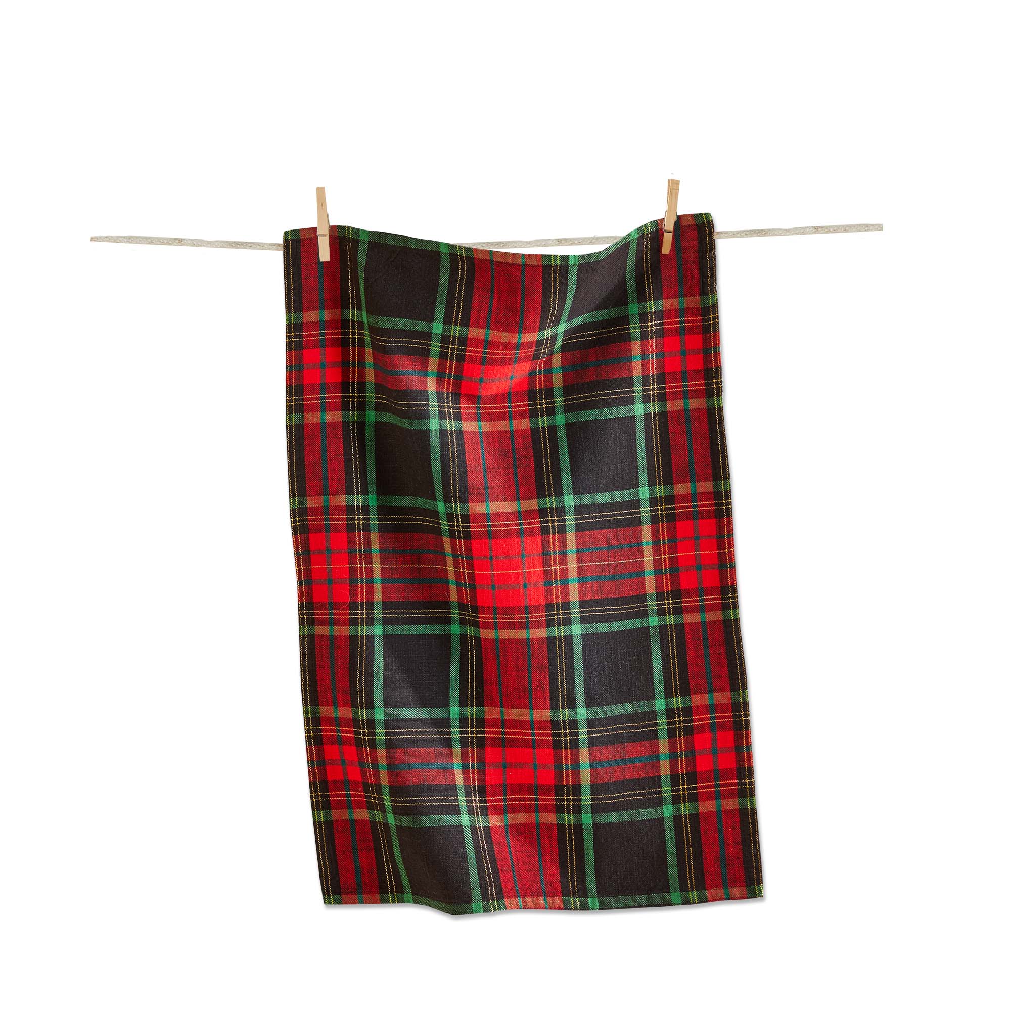 Picture of CHRISTMAS PLAID DISHTOWEL