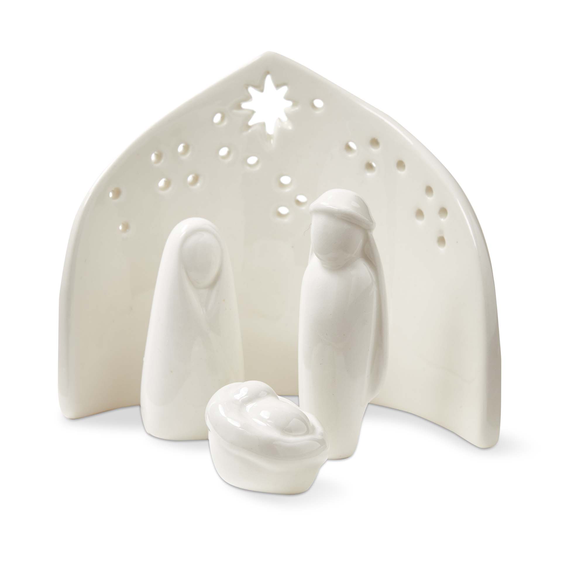 Picture of CERAMIC NATIVITY SCENE S/4