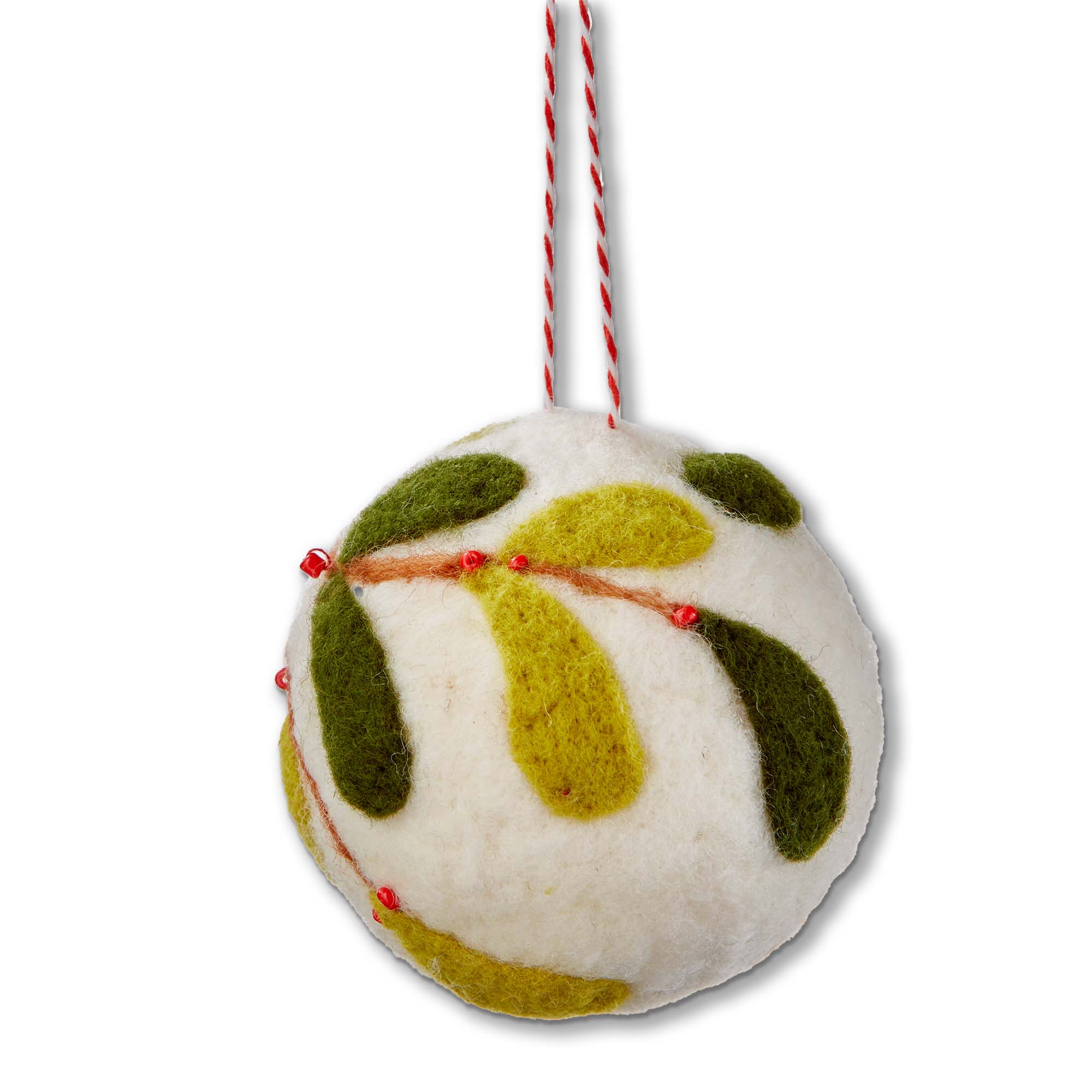 Picture of HOLIDAY SPRIG FELT ORNAMENT