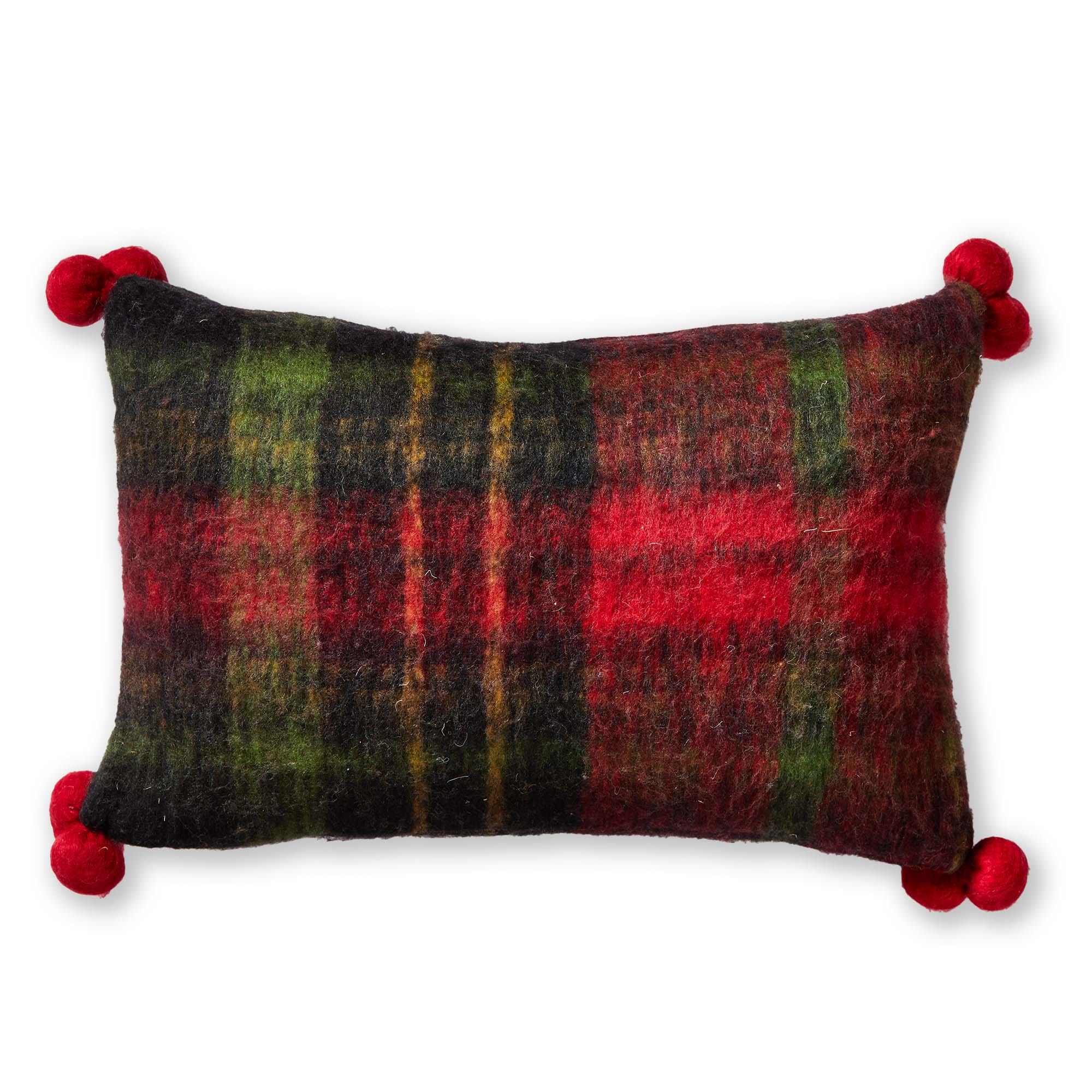 Picture of WOOLY PLAID LUMBAR PILLOW