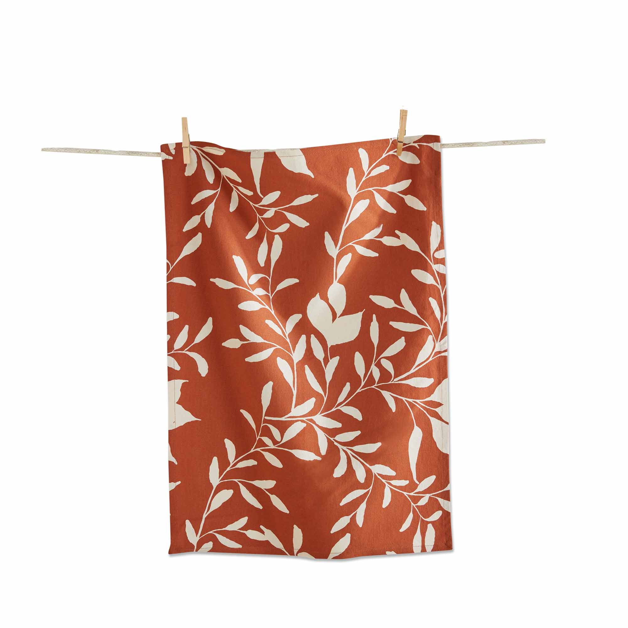 Picture of AUTUMN BOTANICAL DISHTOWEL TERRACOTTA
