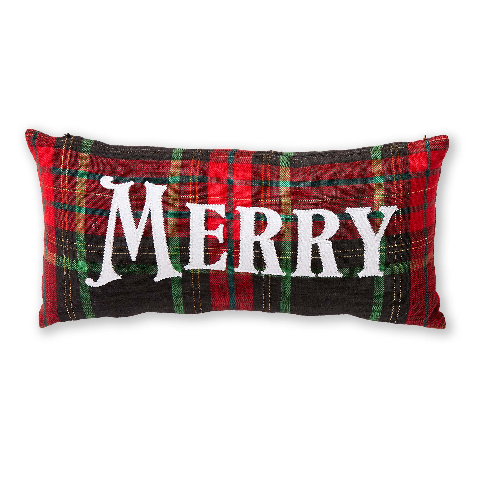 Picture of MERRY CHRISTMAS PLAID PILLOW