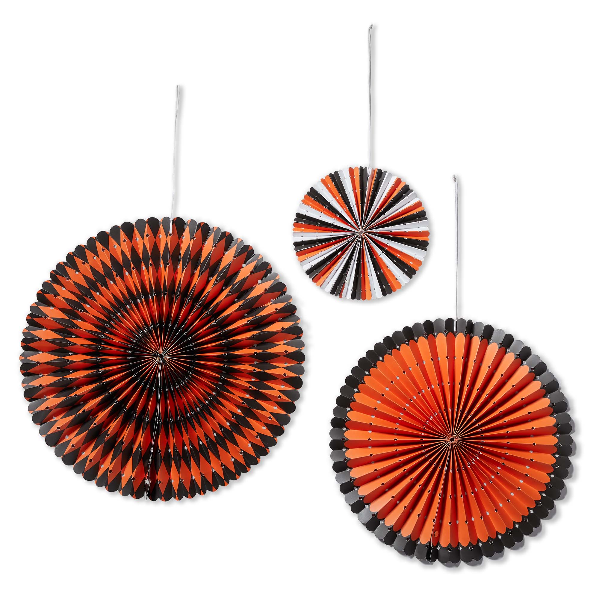 Picture of SPELLBOUND PAPER FAN DECOR S/3