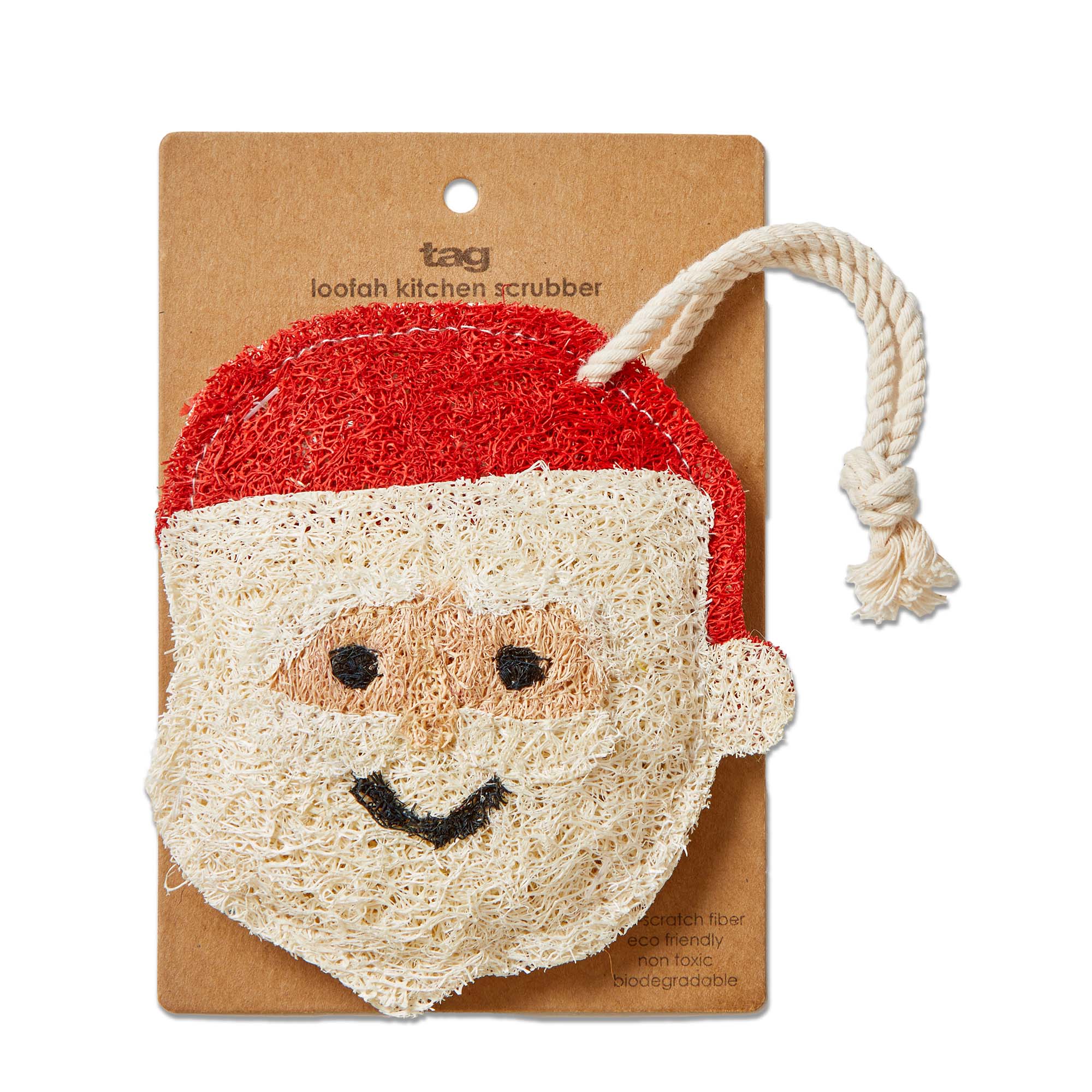 Picture of CHRISTMAS SANTA LOOFAH SCRUBBER
