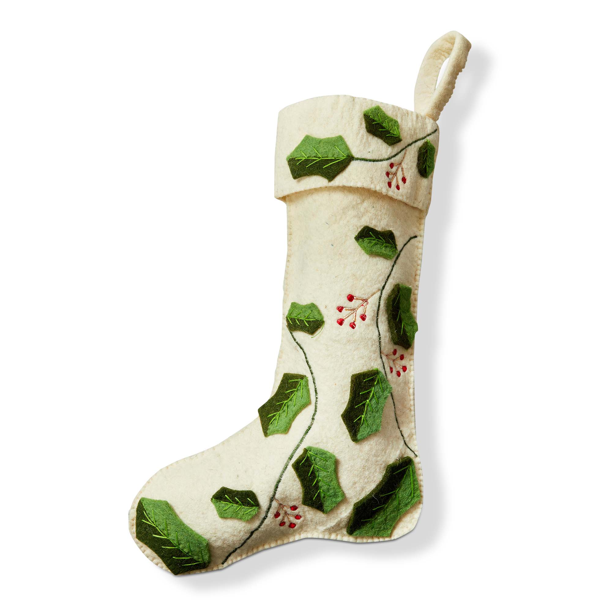 Picture of HOLLY AND BERRY STOCKING