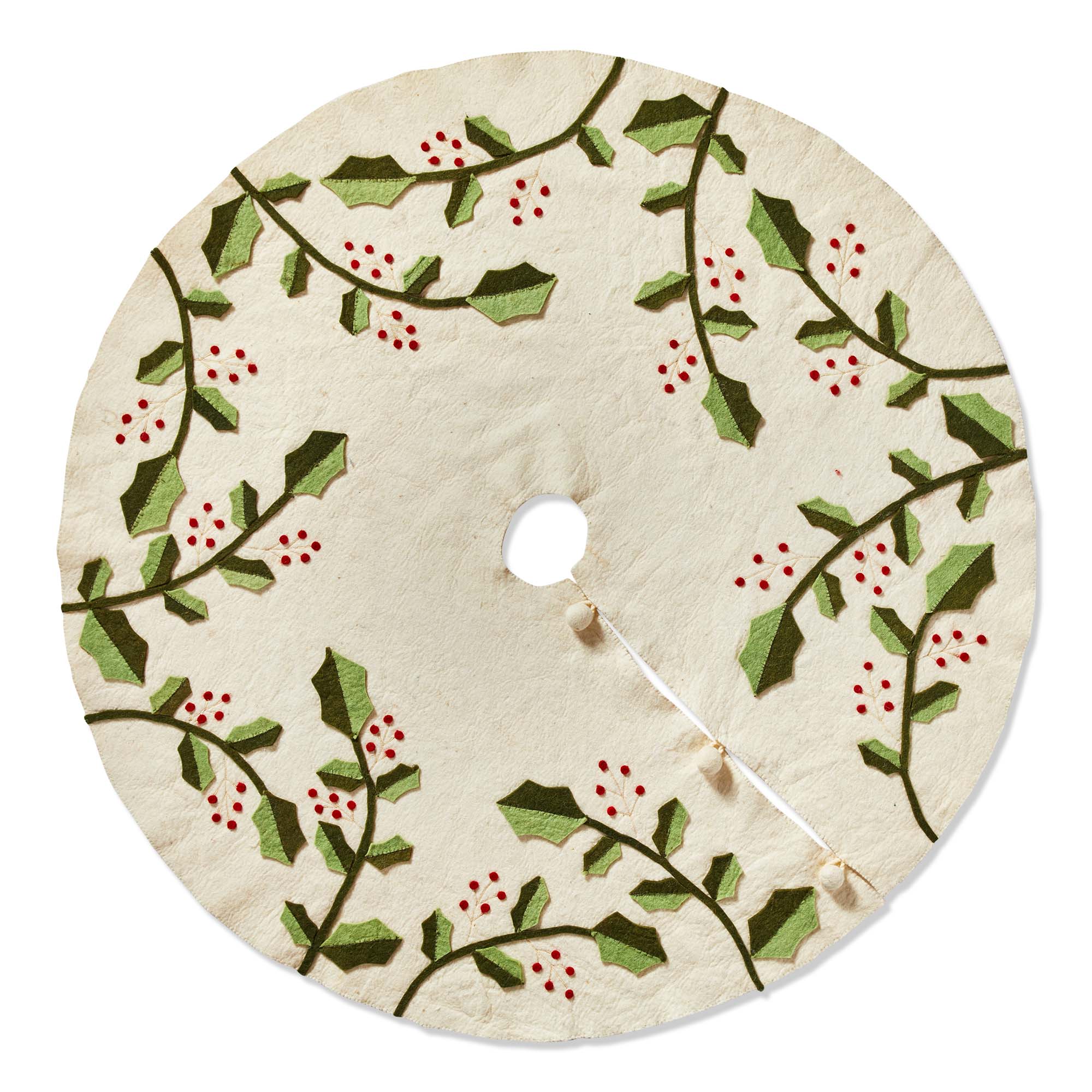 Picture of HOLLY AND BERRY TREE SKIRT